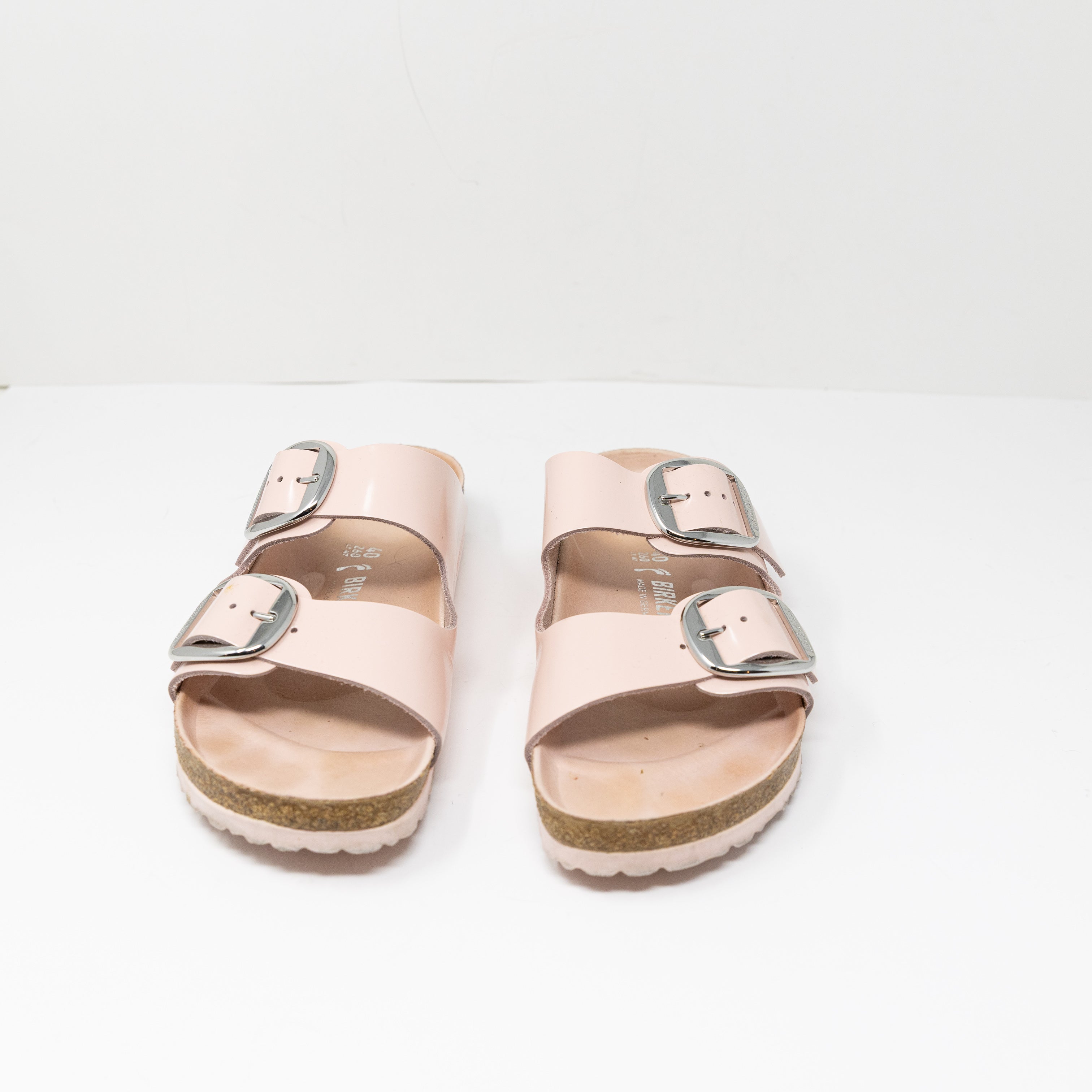 Birkenstock Arizona Women's Open Toe Flat Slip On Slide Sandals Shoes Pink 9