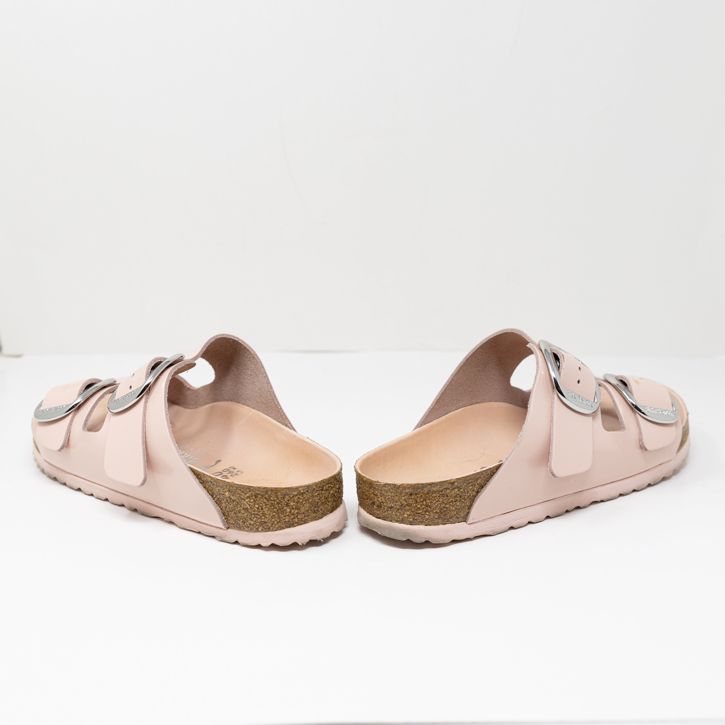 Birkenstock Arizona Women's Open Toe Flat Slip On Slide Sandals Shoes Pink 9