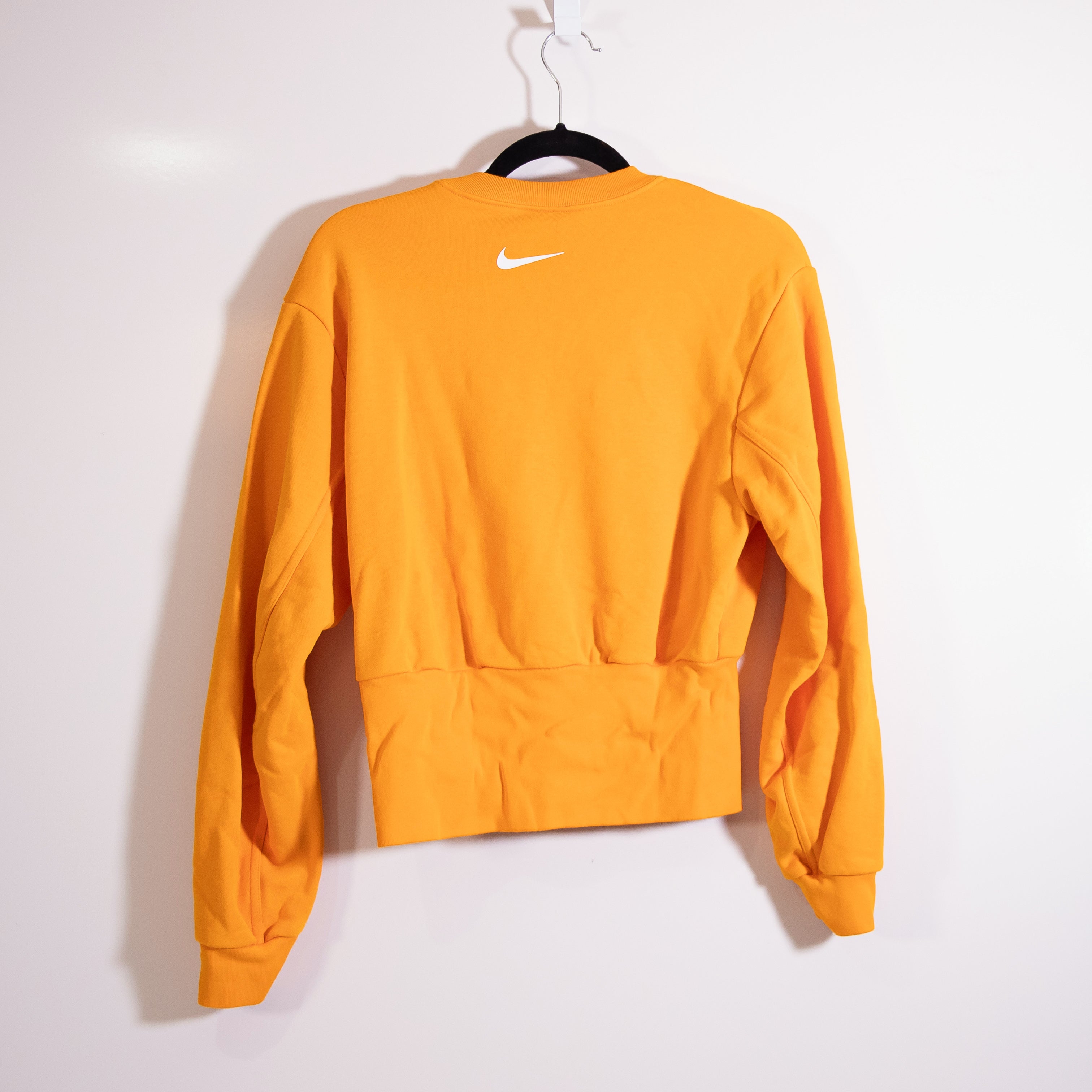 Nike Sportswear Swoosh Crew Neck Terry Lined Banded Waist Pullover Sweater Small
