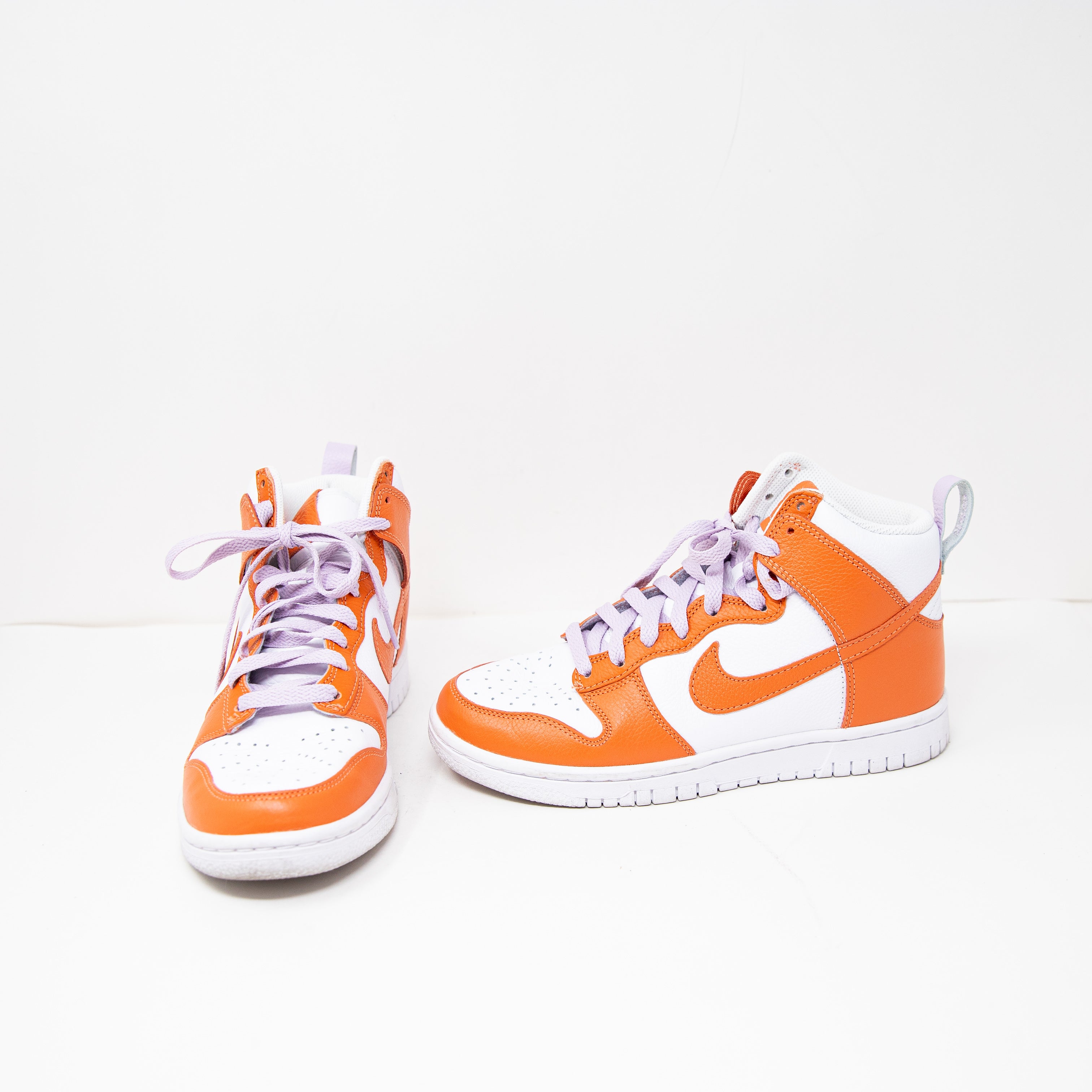 Nike Women's Dunk High Top Retro SE Monarch Leather Sneakers Shoes DV7222-900 7