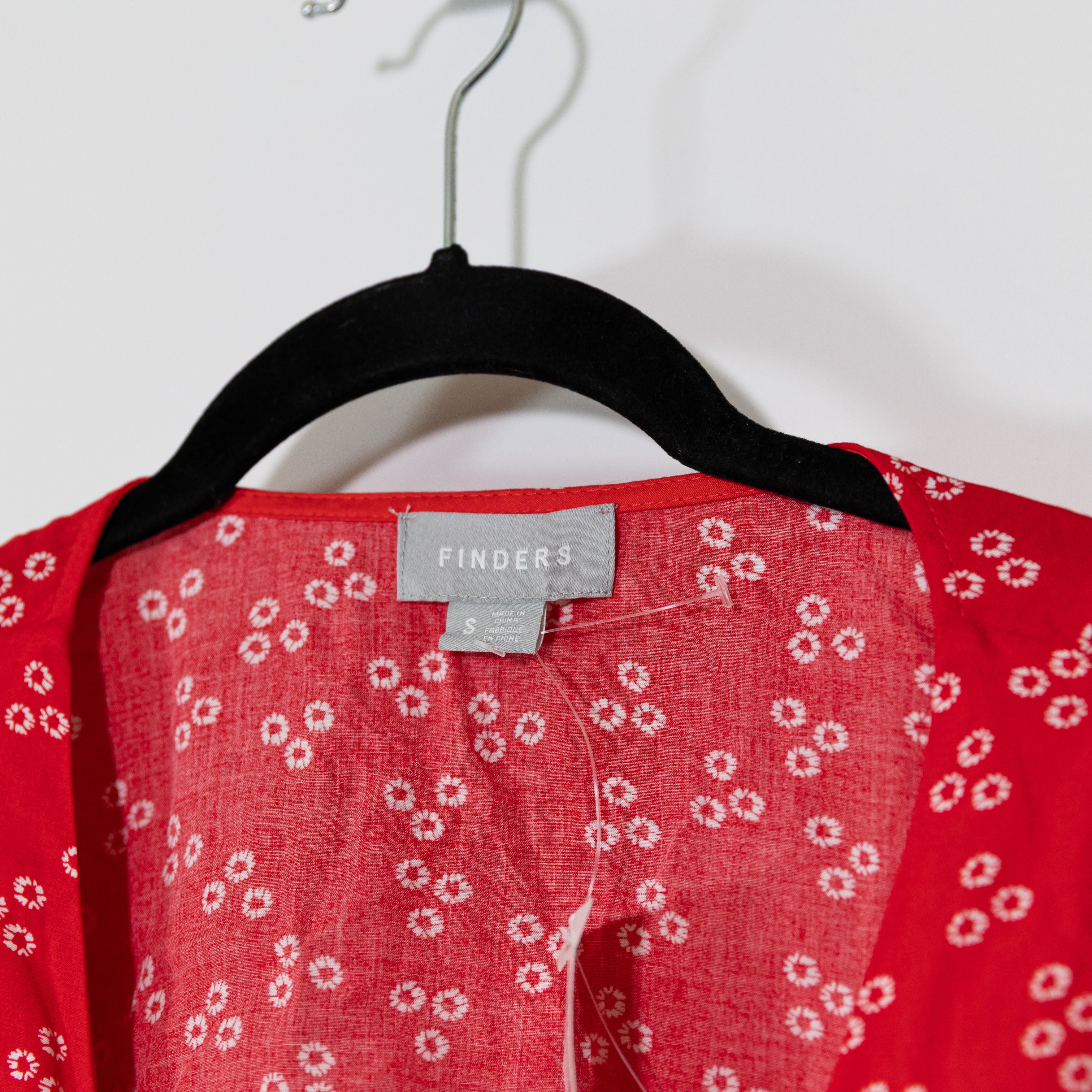 NEW Finders Keepers Frida Caplet Full Length Jumpsuit Jumper Red Ditsy Floral S