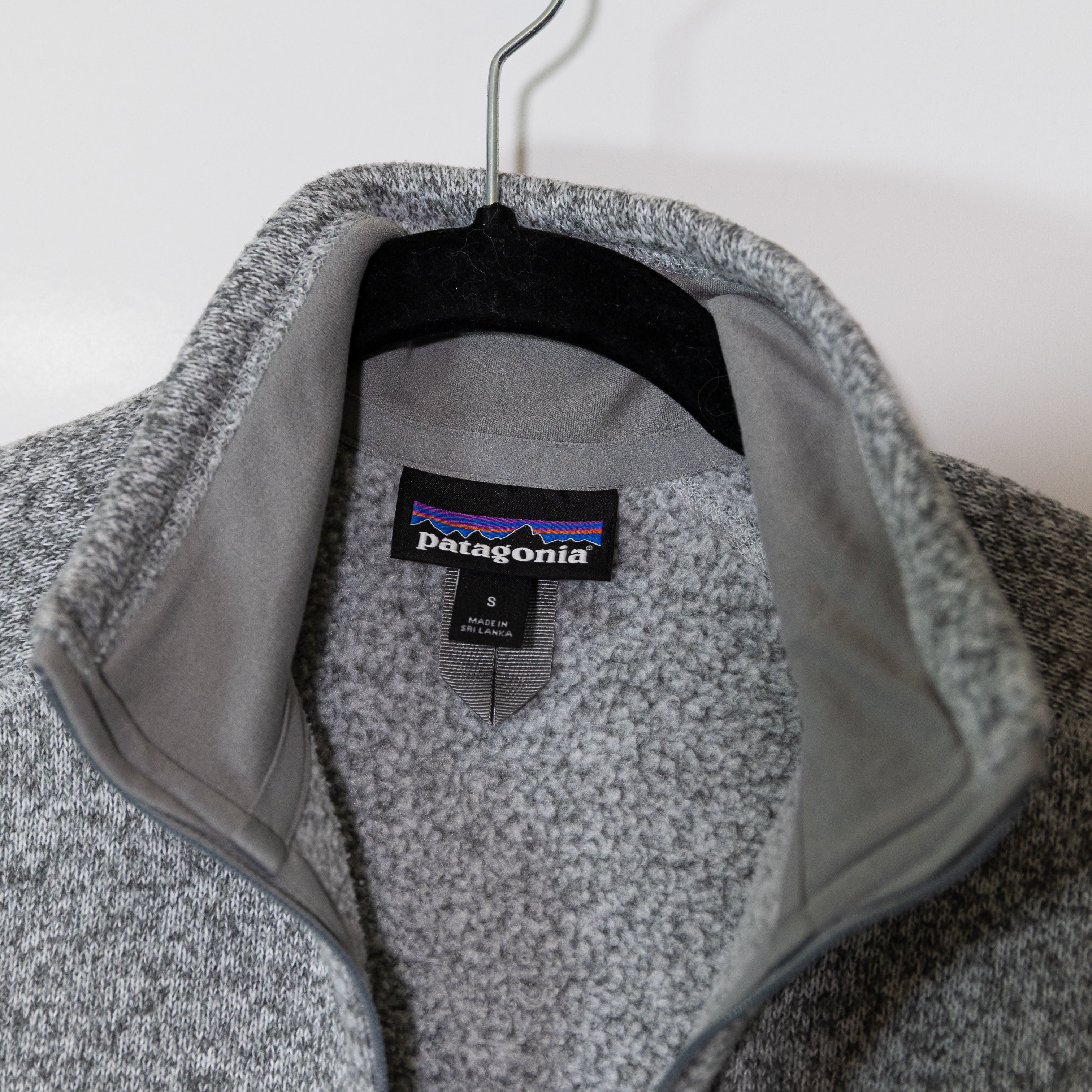 Patagonia Women's Better Seater Full Zip Knit Stretch Sweater Jacket Gray Small