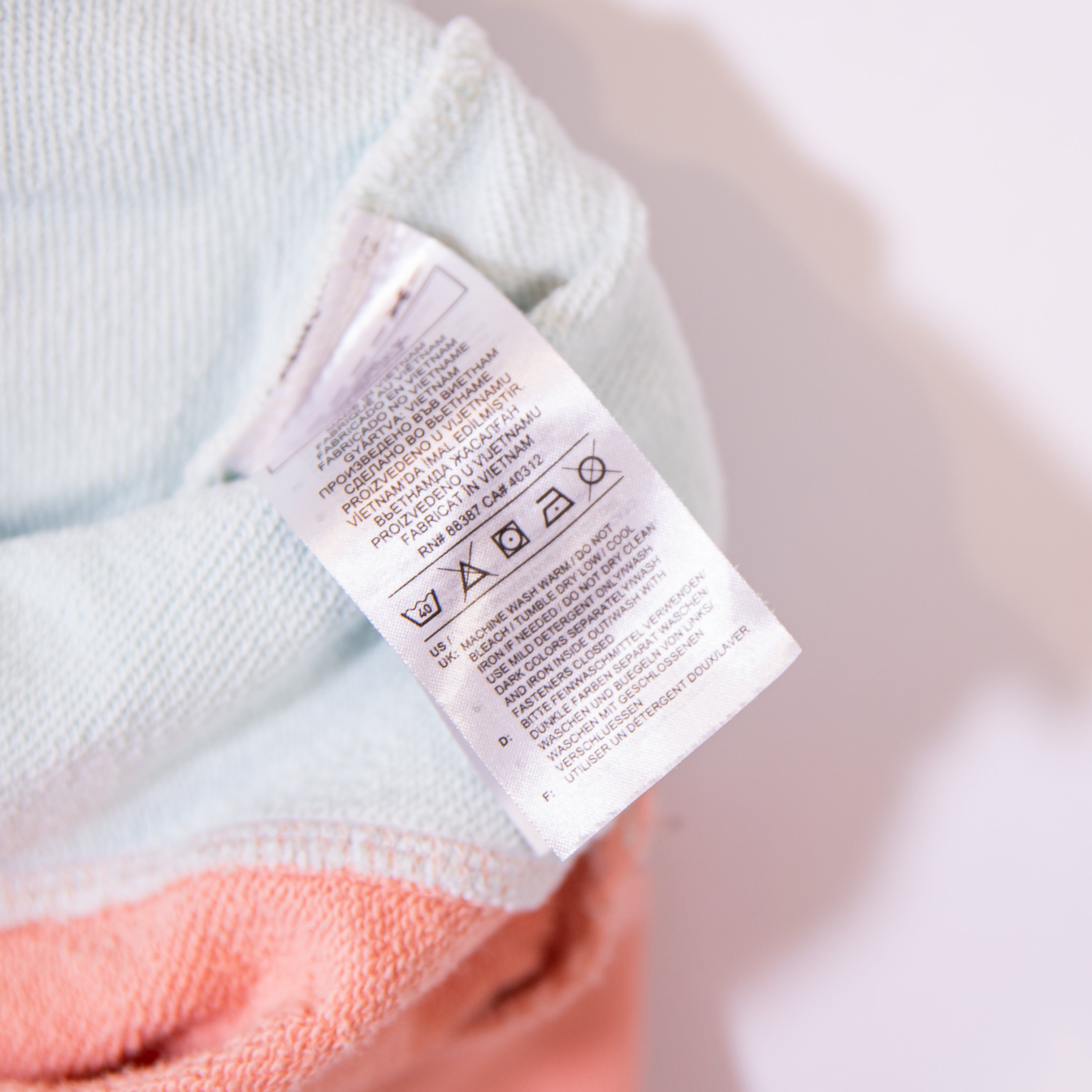 Adidas Women's Cotton Terry Lined Quarter Zip Pullover Colorblock Sweater Small