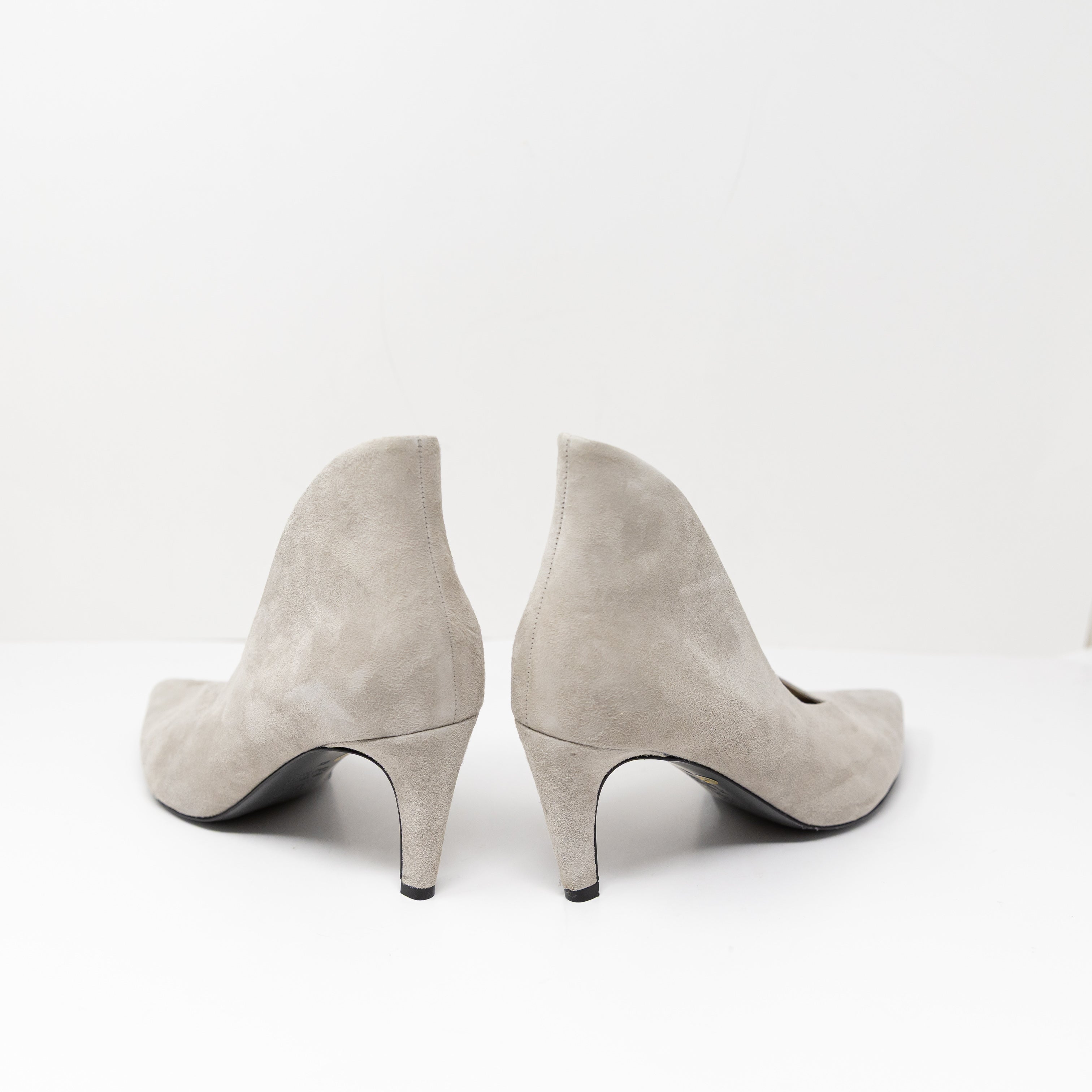 Kennel & Schmenger Miley Genuine Suede Pointed Toe Slip On Heels Shoes Ombra 9