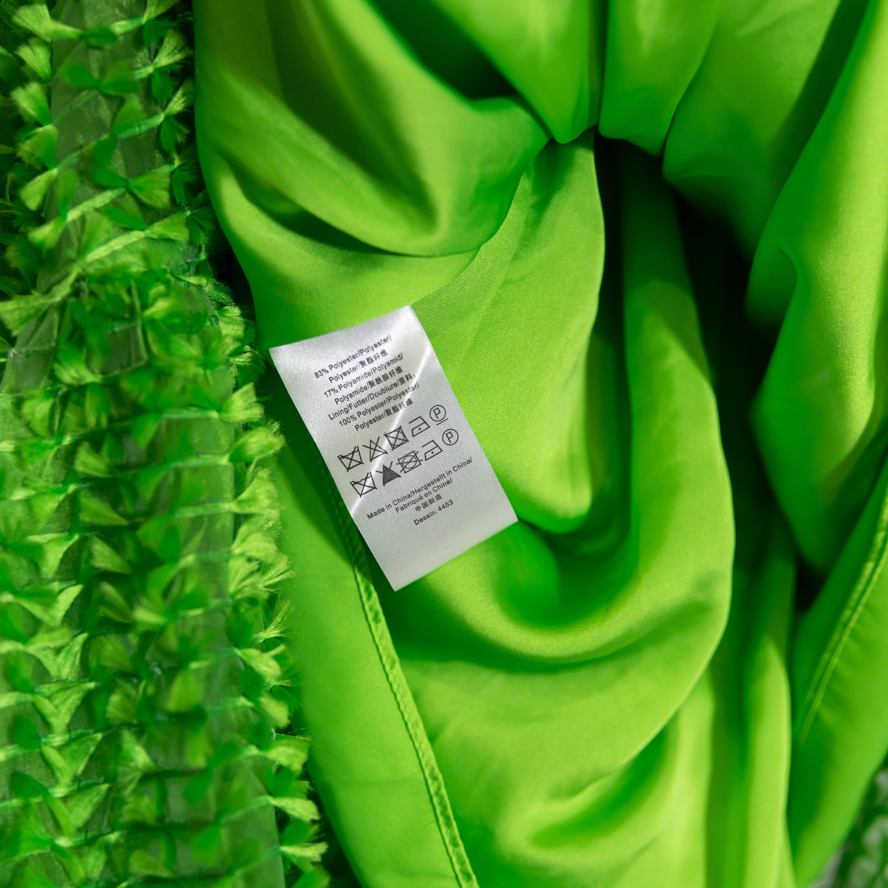 Baum Und Pferdgarten Sena 3D Textured A Line Pull On Midi Skirt Green Neon Flash