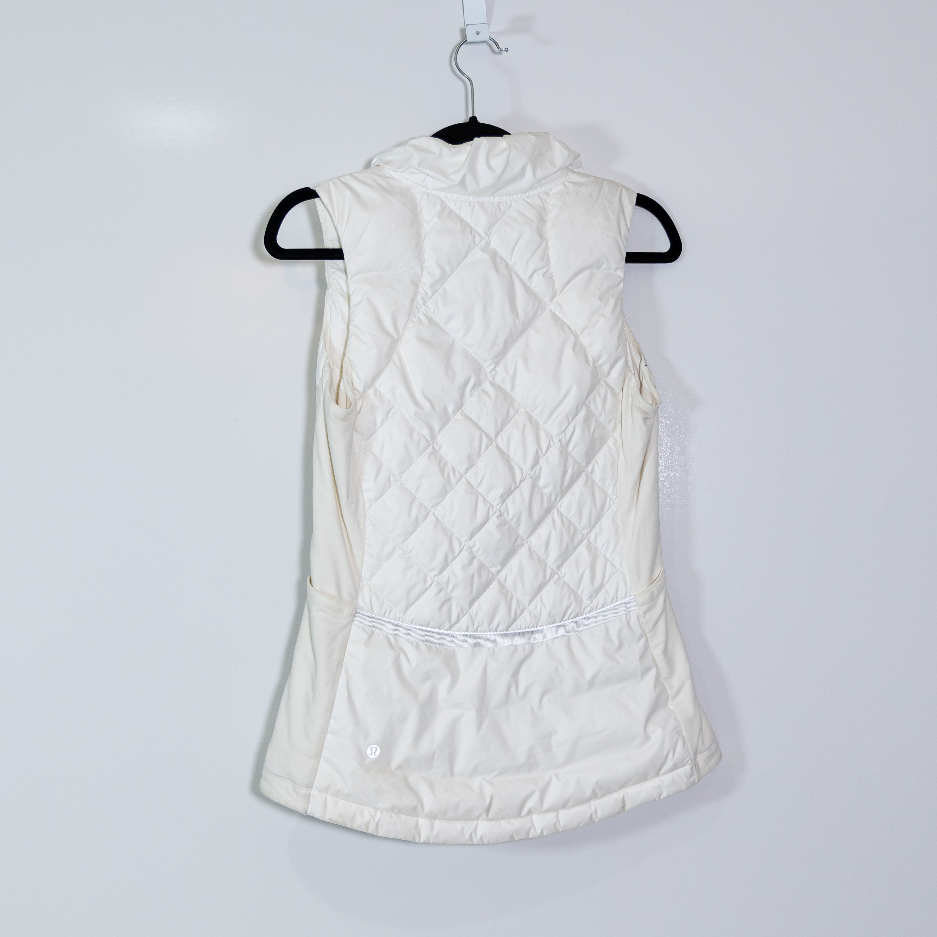 Lululemon Women's Down For A Run Goose Feather Quilted Full Zip Vest Jacket 6