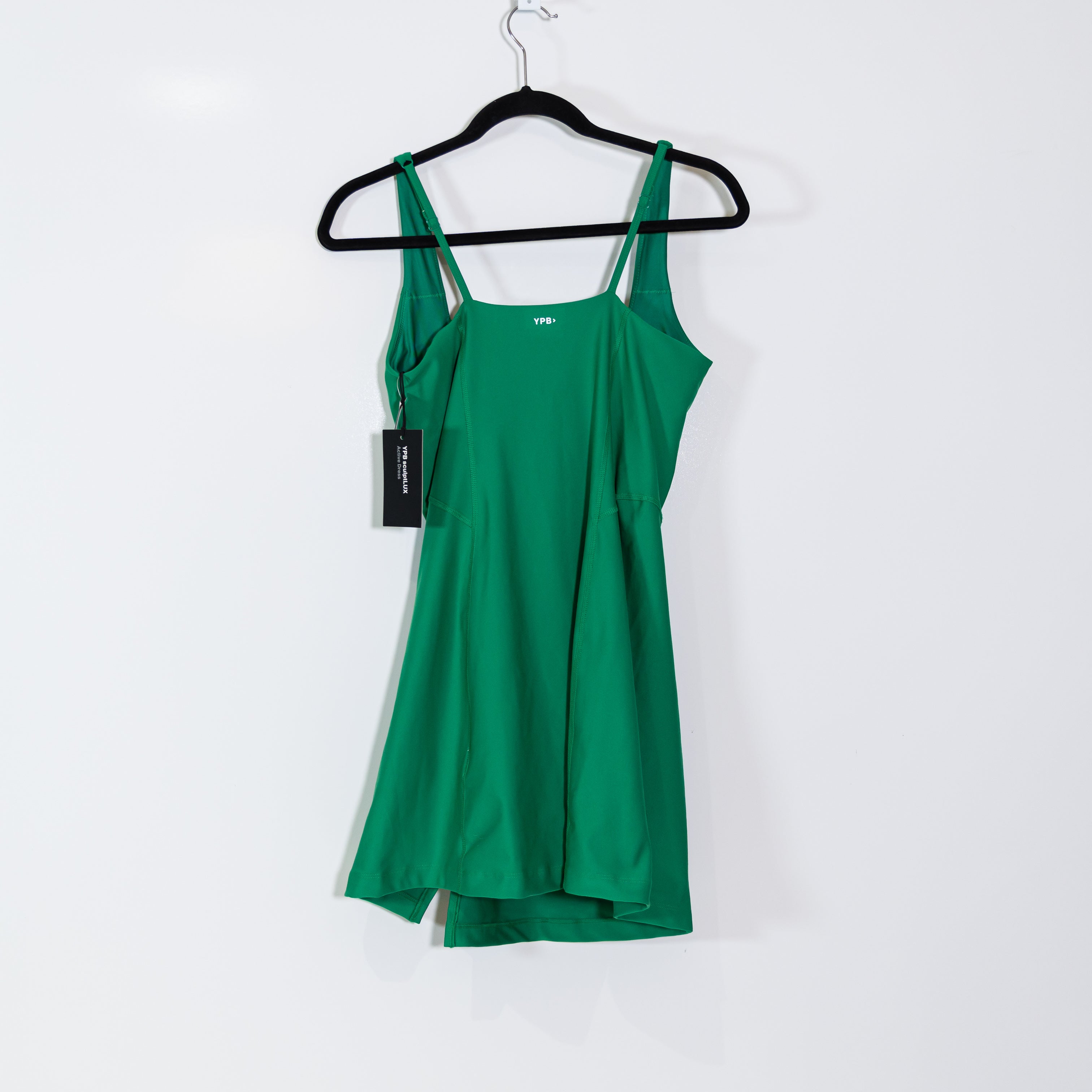 NEW Abercrombie & Fitch YPB SculptLUX Mini Athletic Active Mini Dress Green M