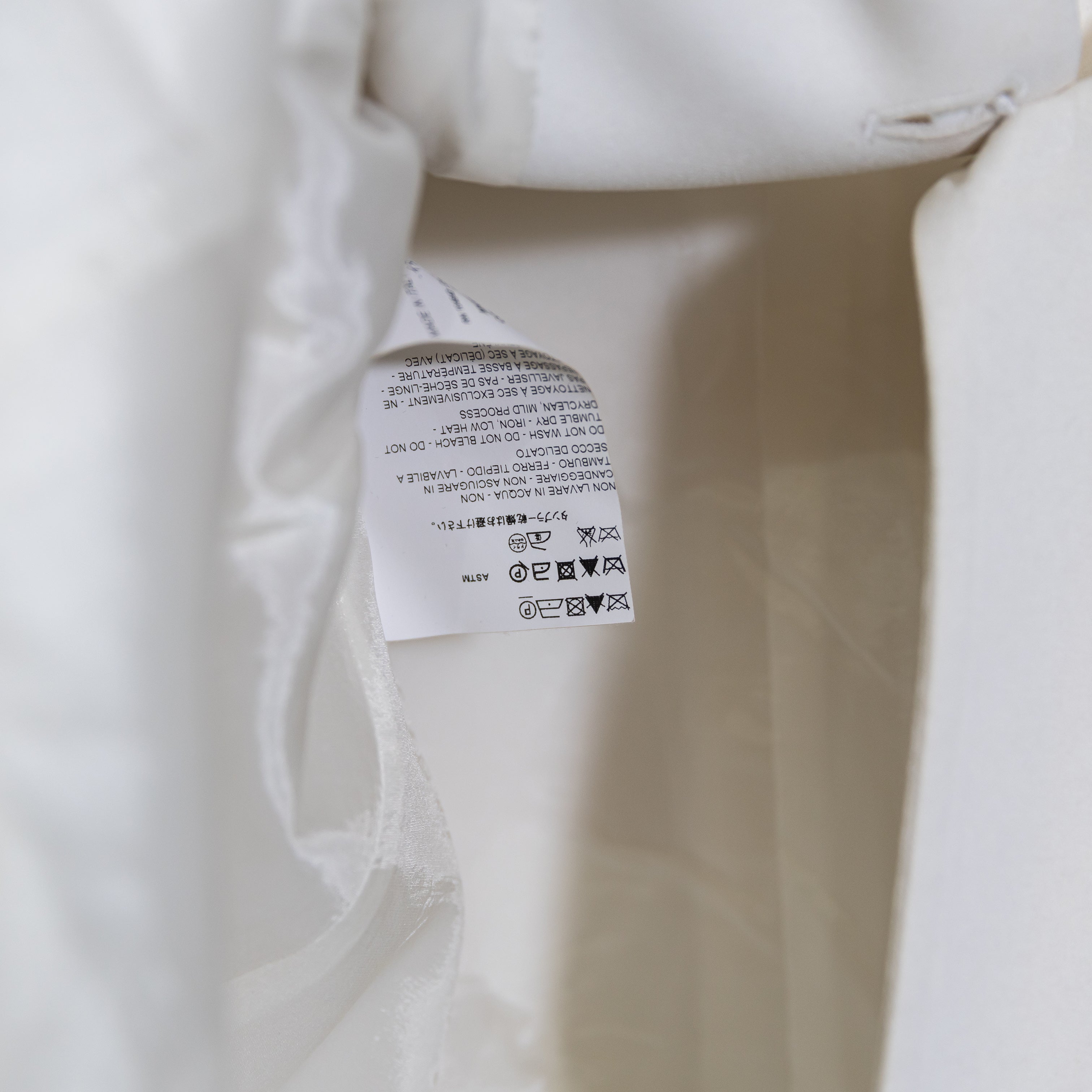Michael Kors Collection Made In Italy Cate Crushed Sleeve Blazer Jacket Optic 10