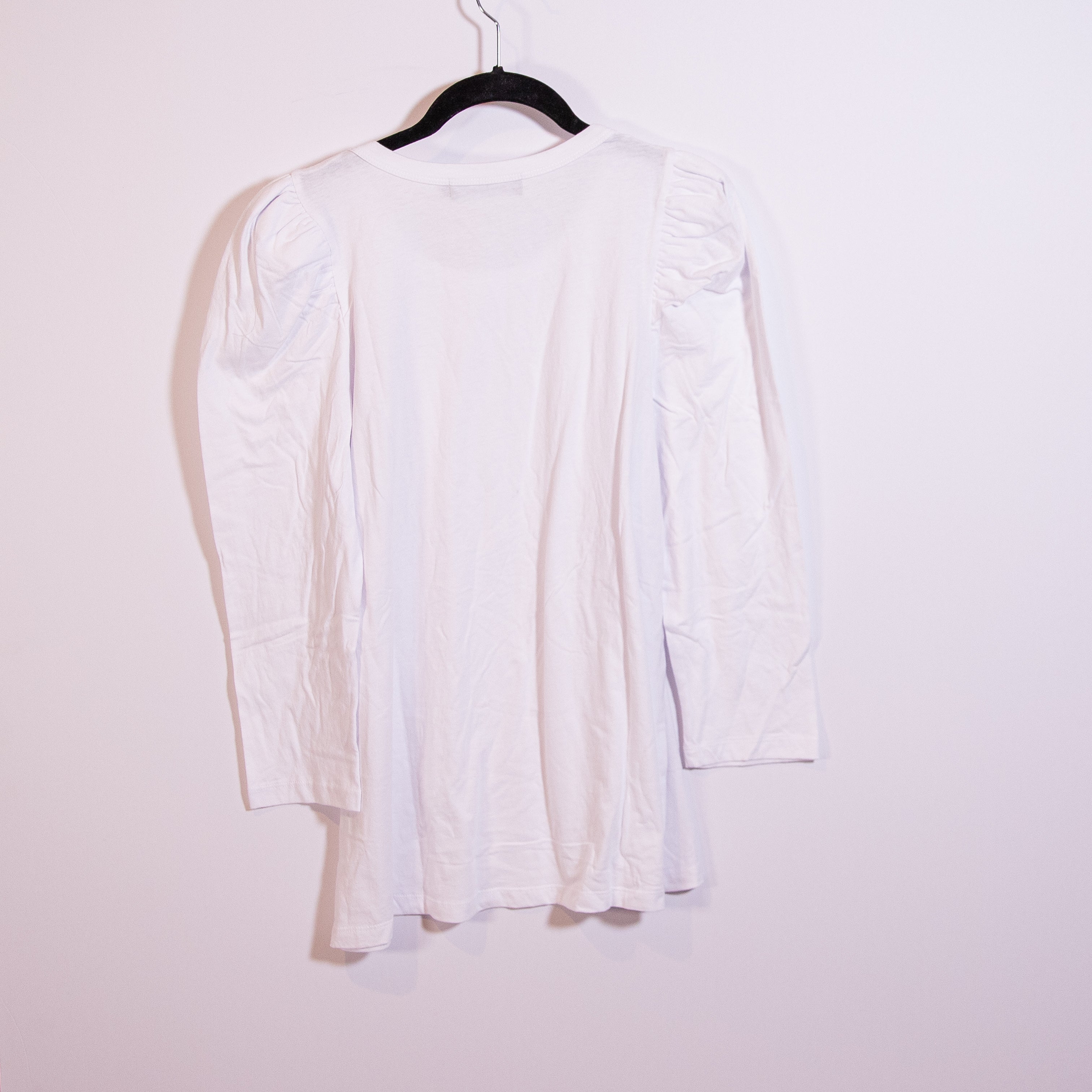 Pomander Place x Tuckernuck Vesty Long Sleeve Crew Neck Cotton White Shirt M