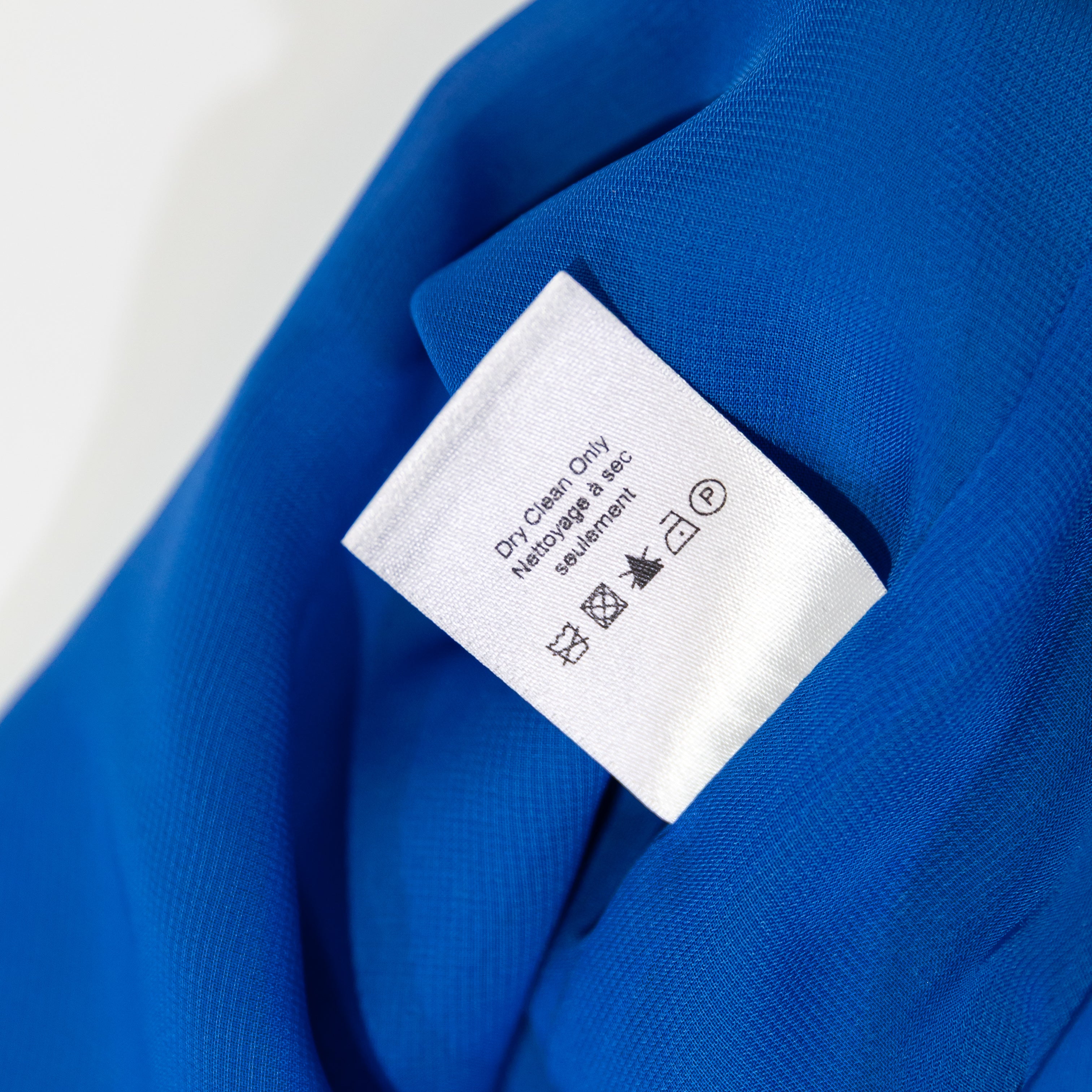 Veronica Beard Stewart Silk Satin Stretch Halter Neck Tank Top Blouse Azure Blue