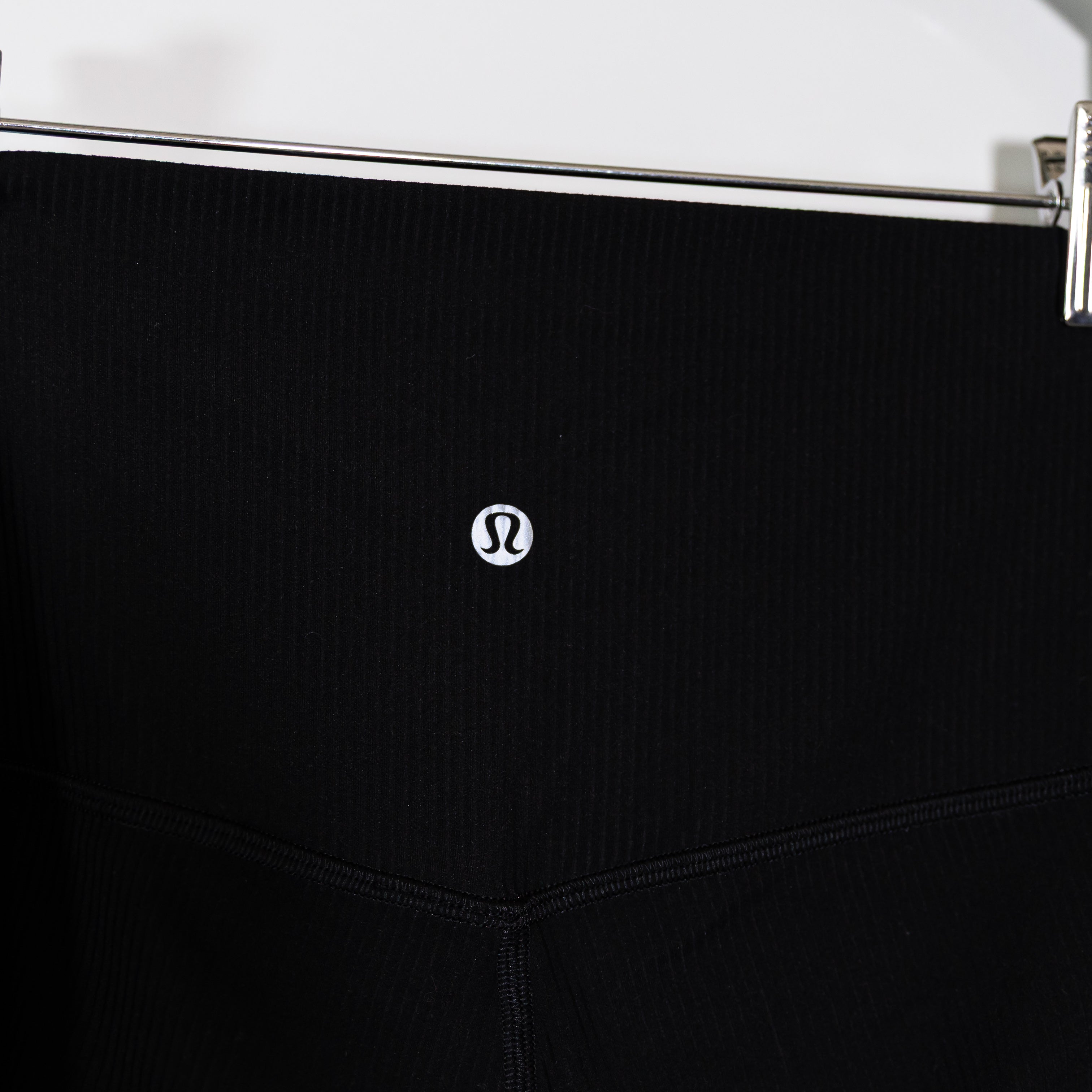 Lululemon Women's Align Ribbed High Rise Athletic Work Out Leggings Pant Black 8