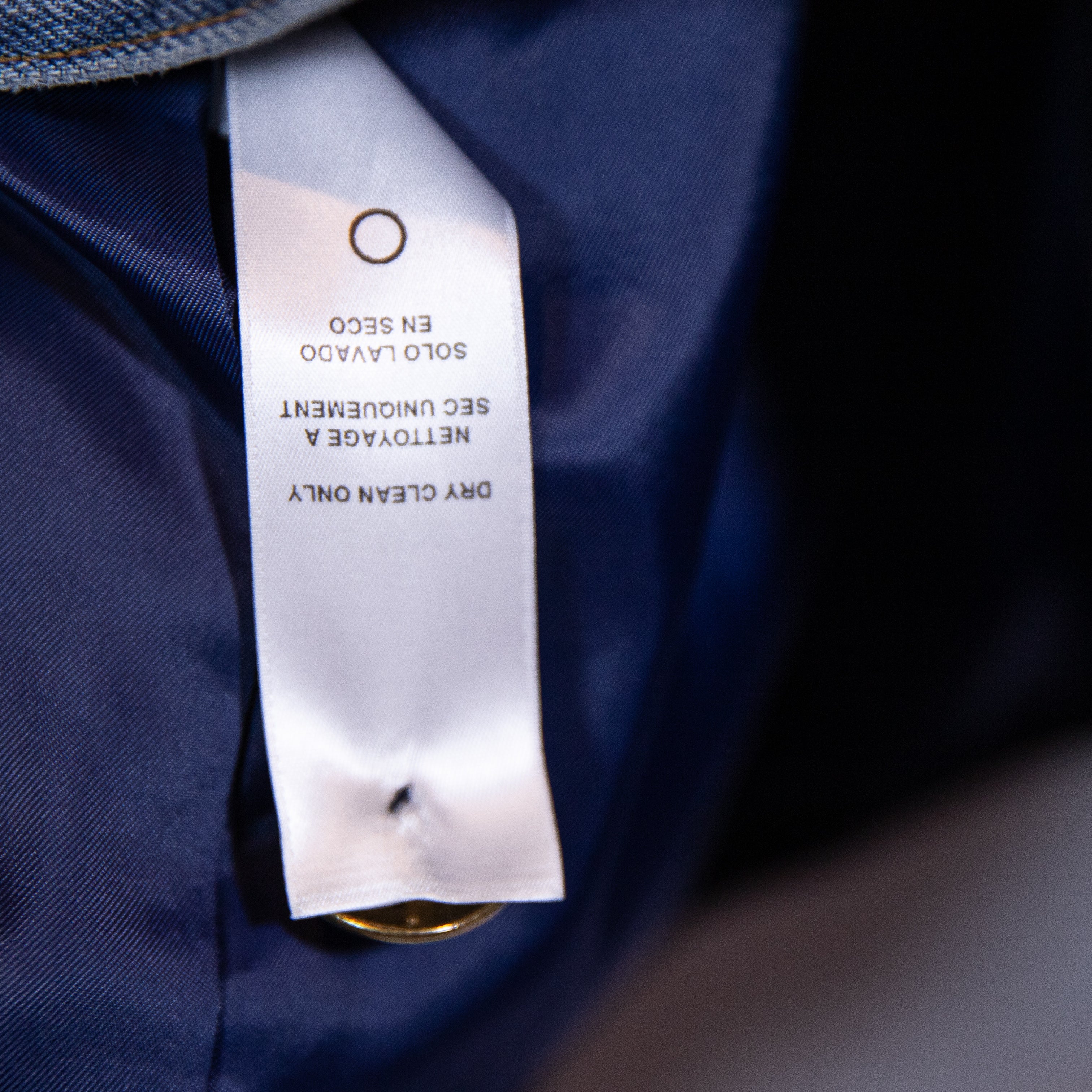 Frame Women's Cotton Wool Felt Cashmere Blend Mix Double Breasted Peacoat Navy