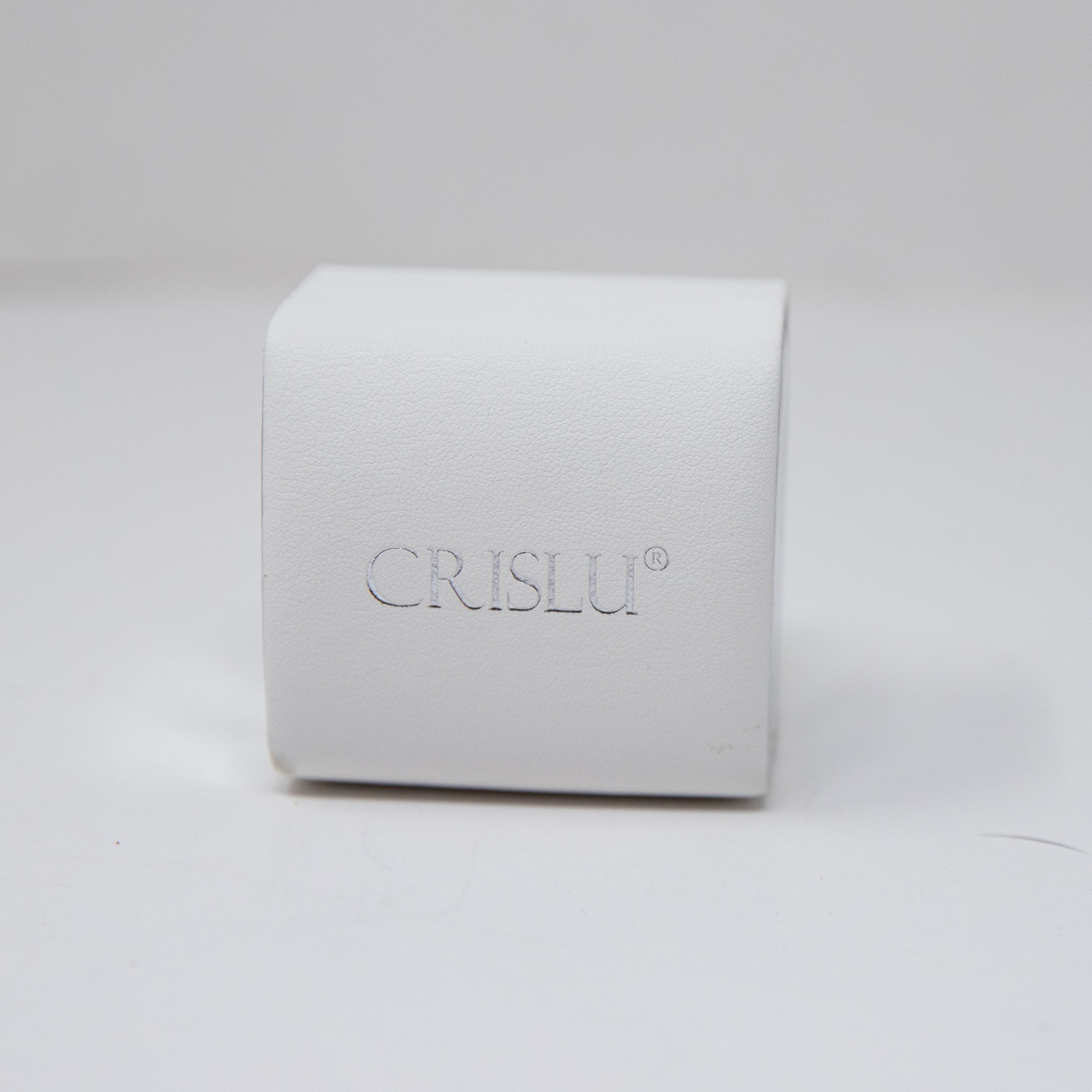 Crislu 925 Sterling Silver 1.2 Carat Cubic Zirconia Channel Set Criss Cross Ring