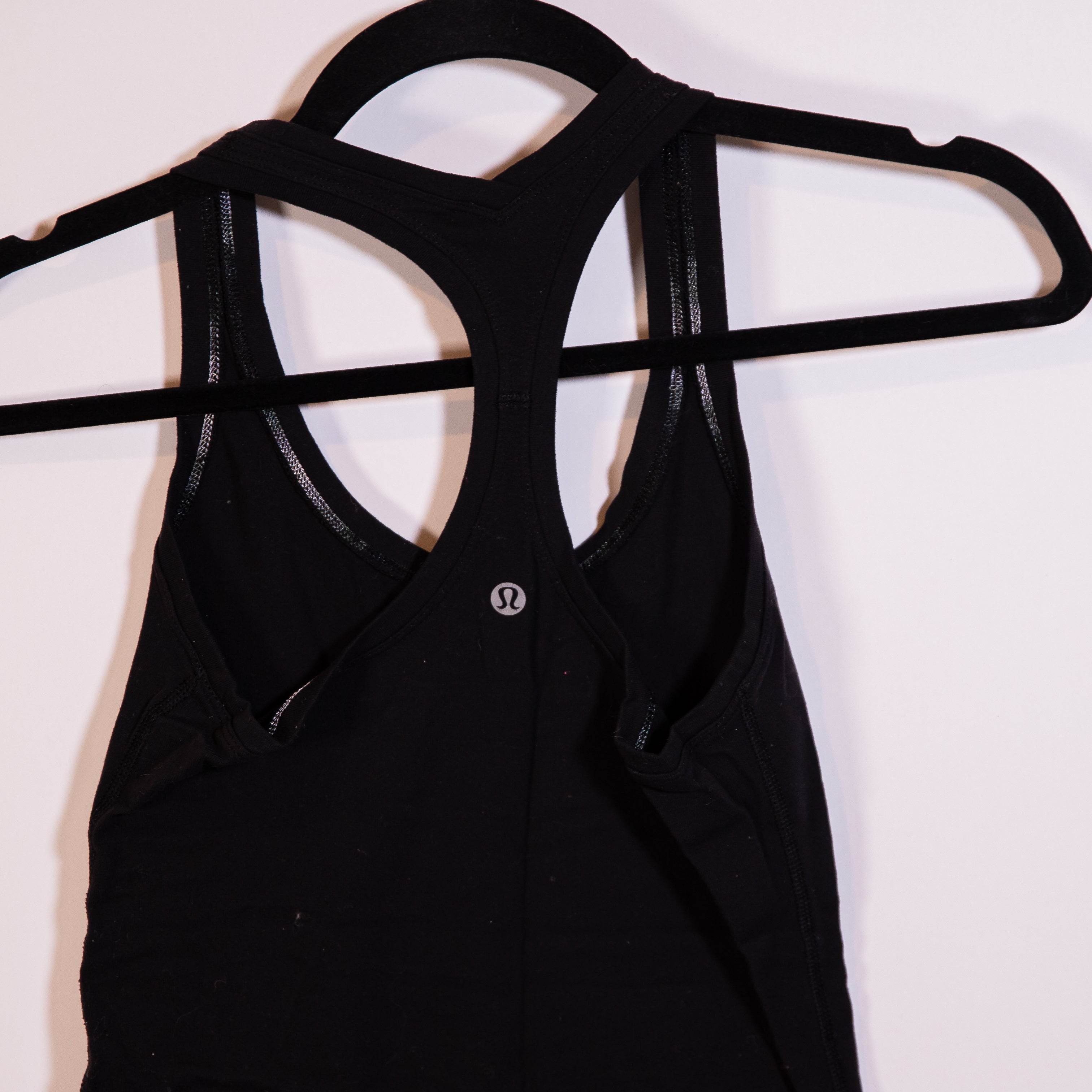 Lululemon Women's Cool Racerback Sleeveless Athletic Tank Top Solid Black Small