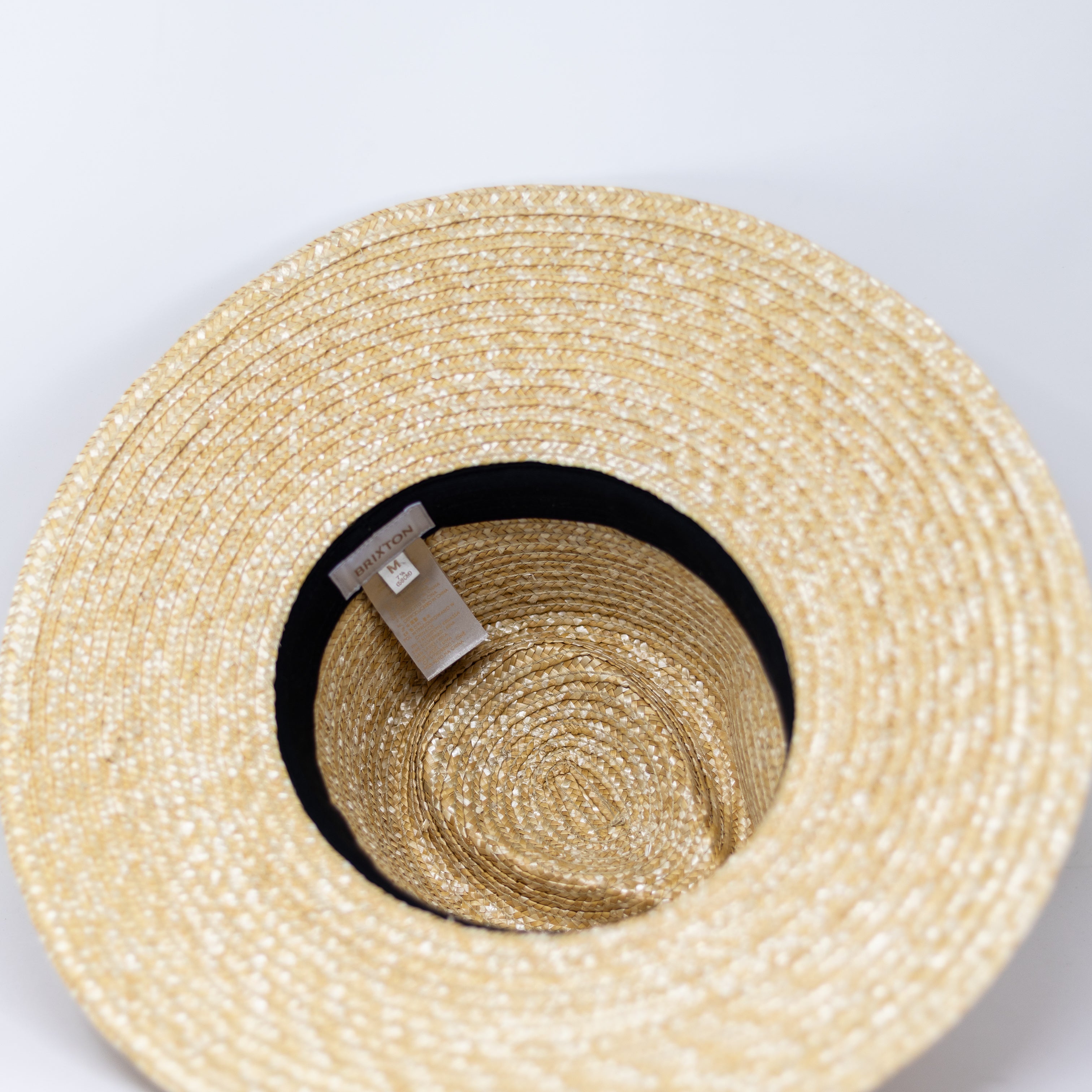 Brixton Joanna Paper Straw Woven Weave Sun Hat Accessory Honey Lion Medium