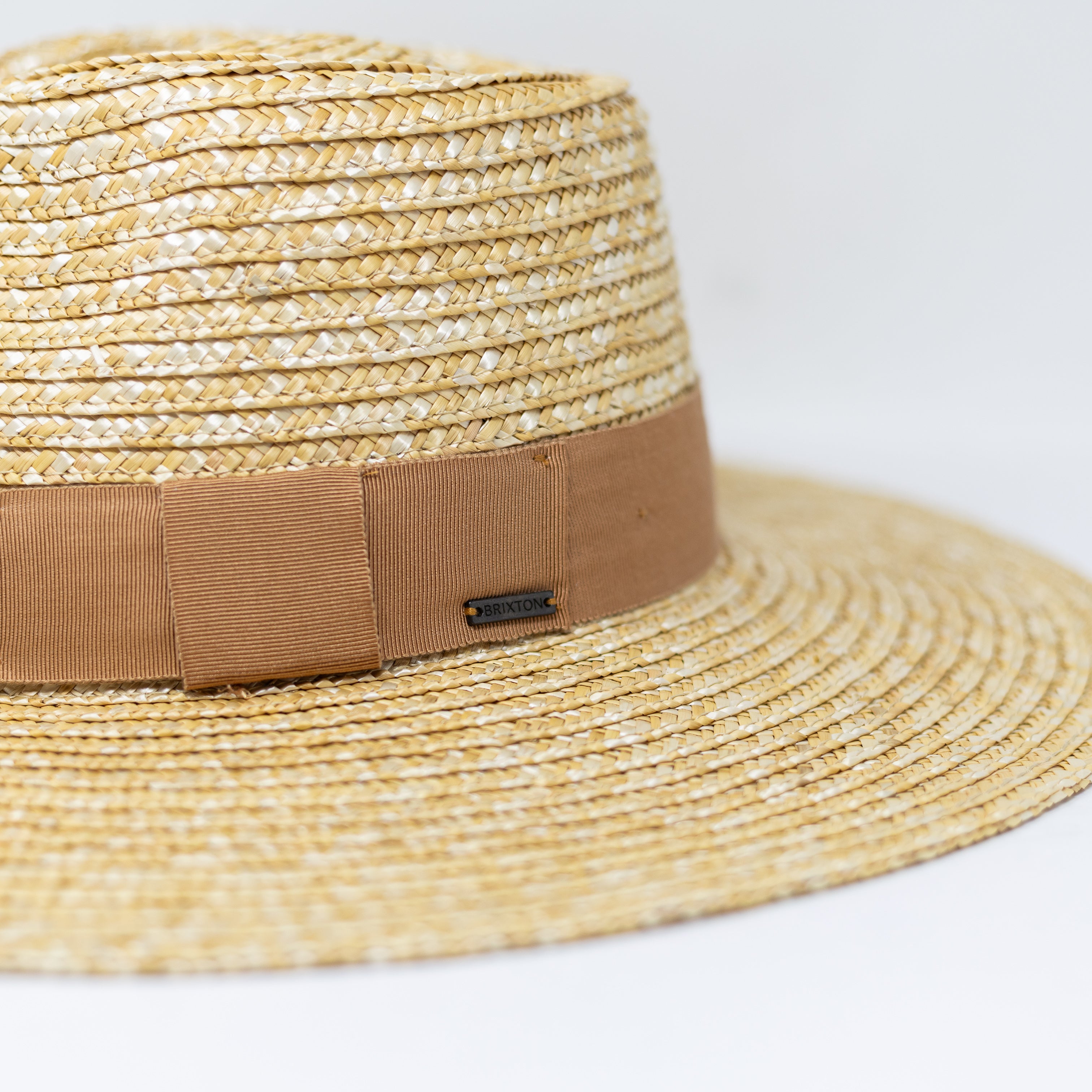 Brixton Joanna Paper Straw Woven Weave Sun Hat Accessory Honey Lion Medium