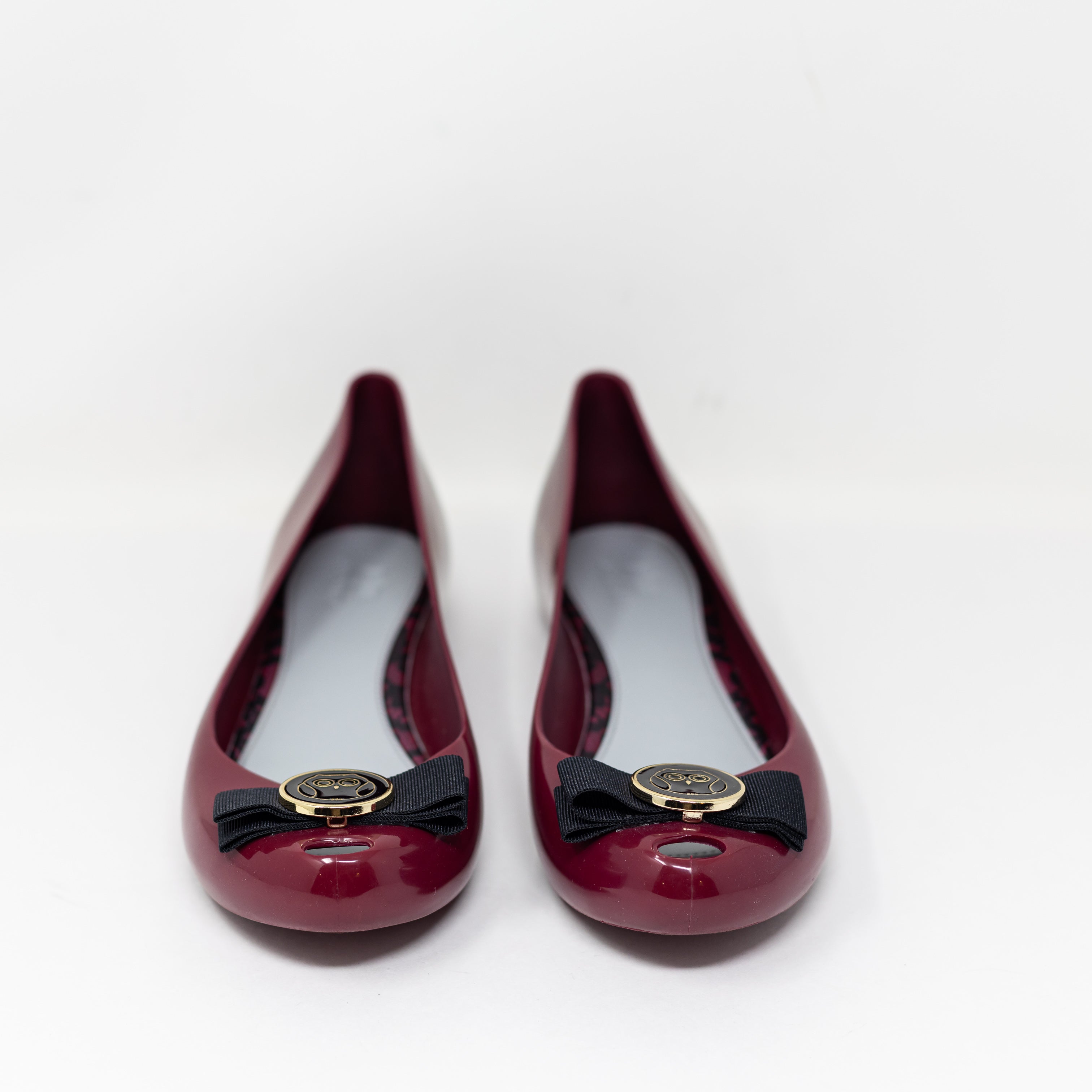 NEW Melissa x Jason Wu Ultragirl Peep Toe Rubber Water Resistant Wedge Shoes 10