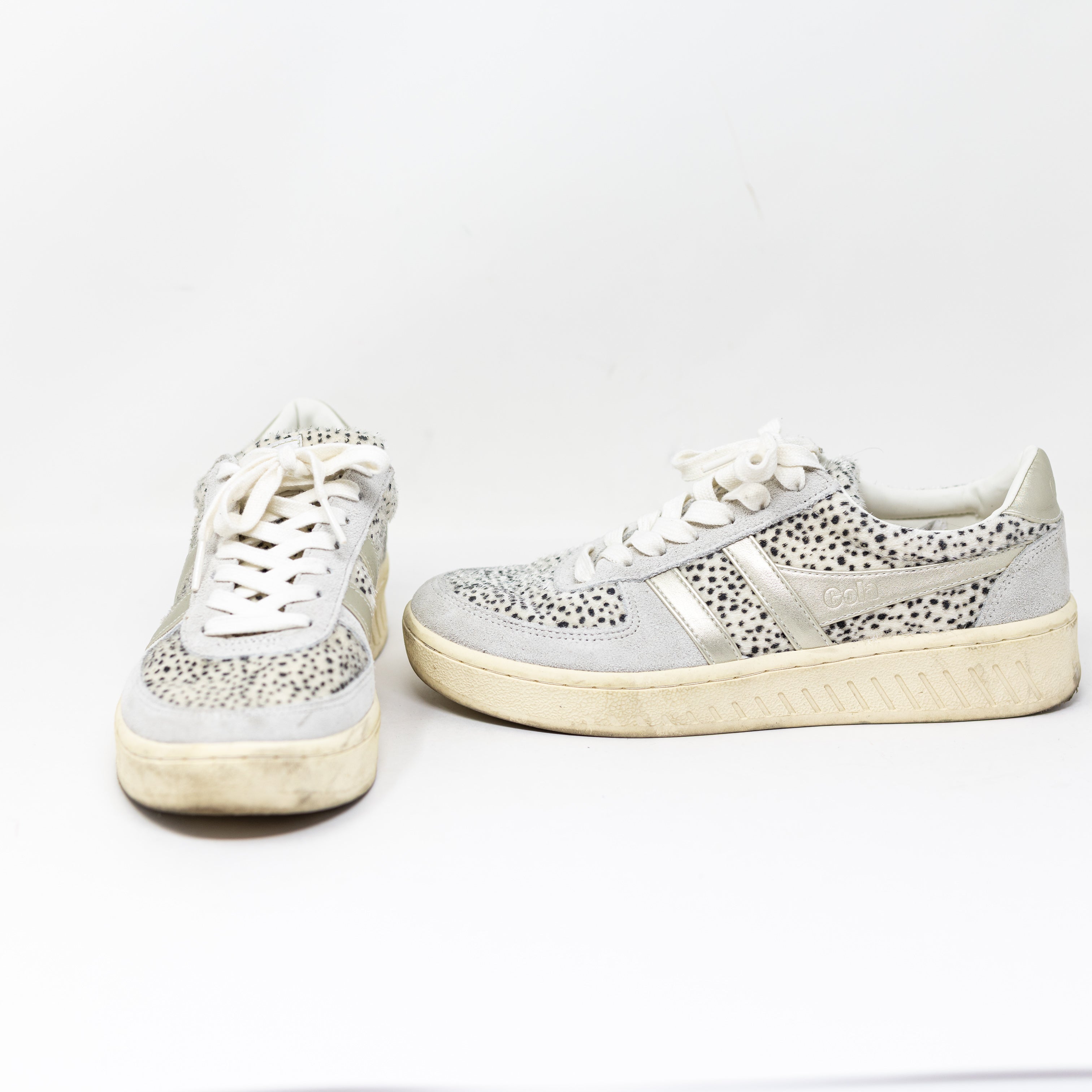 Gola Women's Grandslam Savanna Low Top Animal Print Pattern Lace Up Sneakers 9