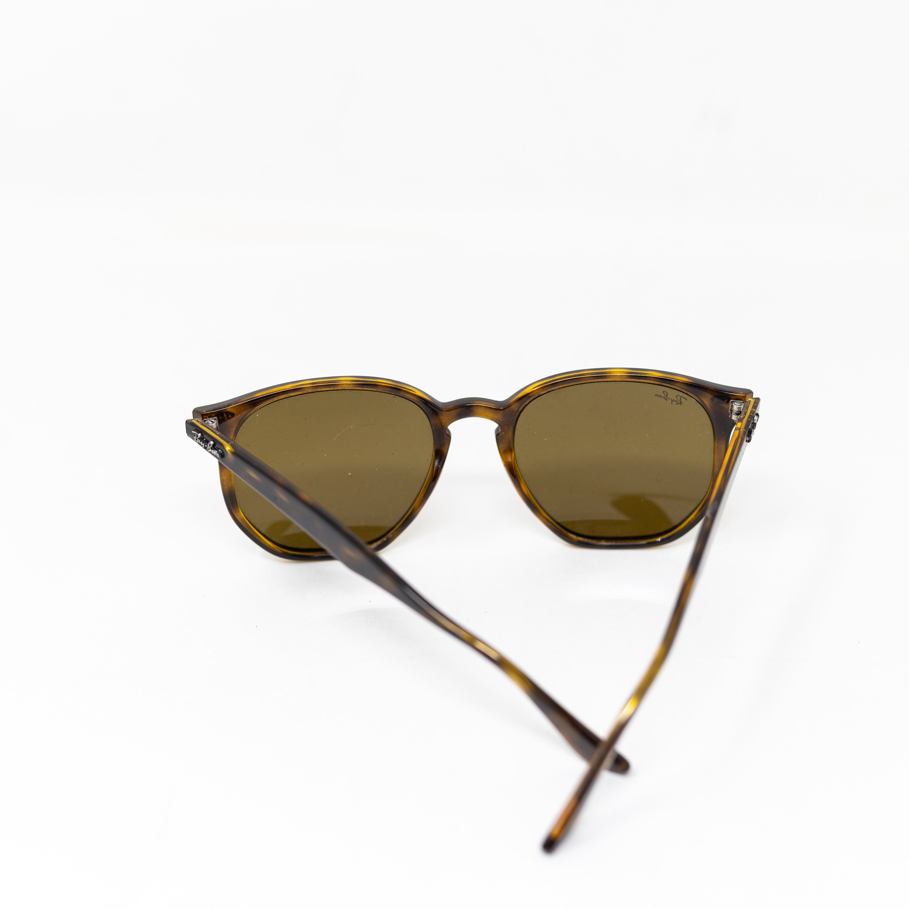 Ray Ban RB4306 Tortoise Shell Frames Brown Lenses Irregular Round Sunglasses