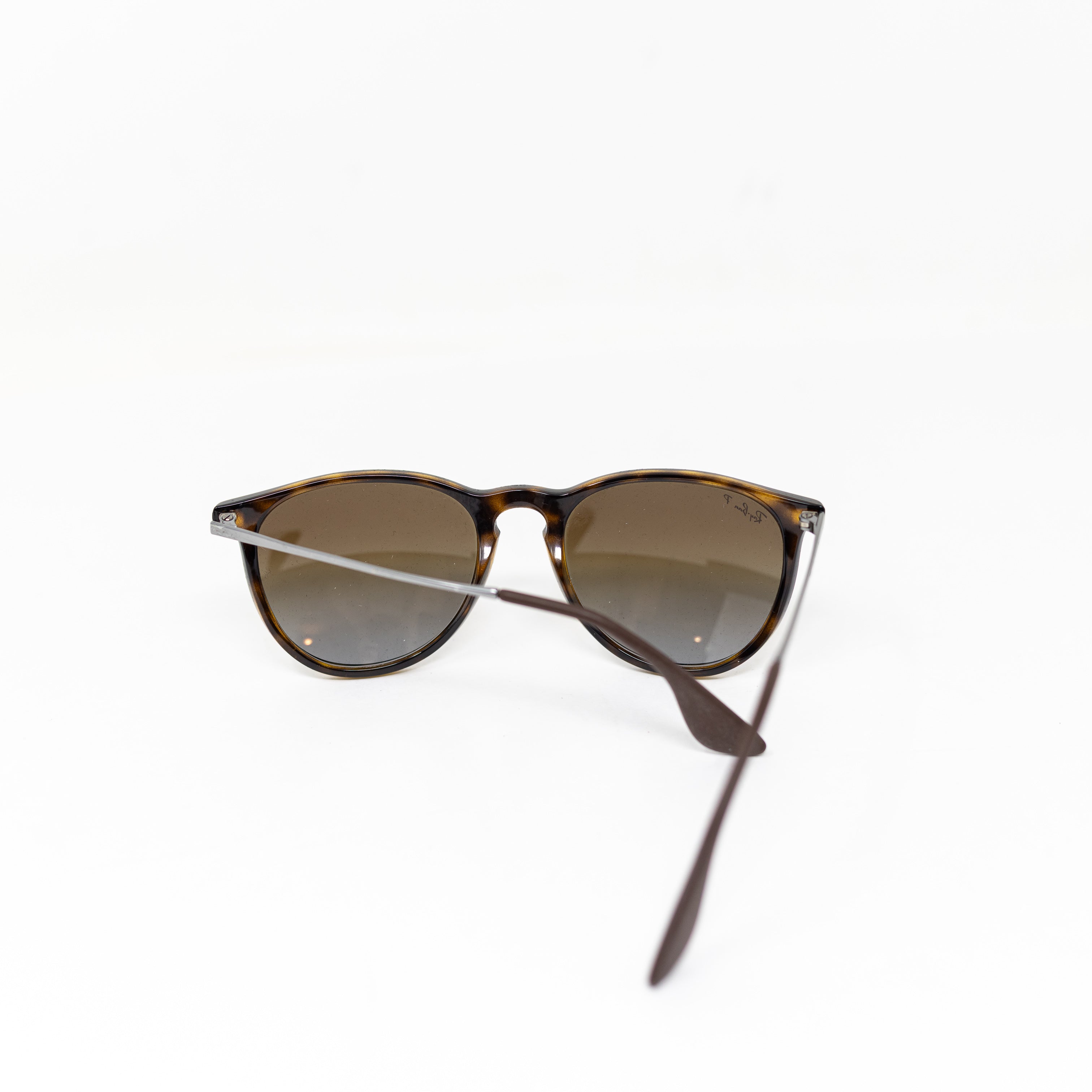 Ray Ban RB4306 Tortoise Shell Frames Brown Irregular Round Sunglasses Polarized