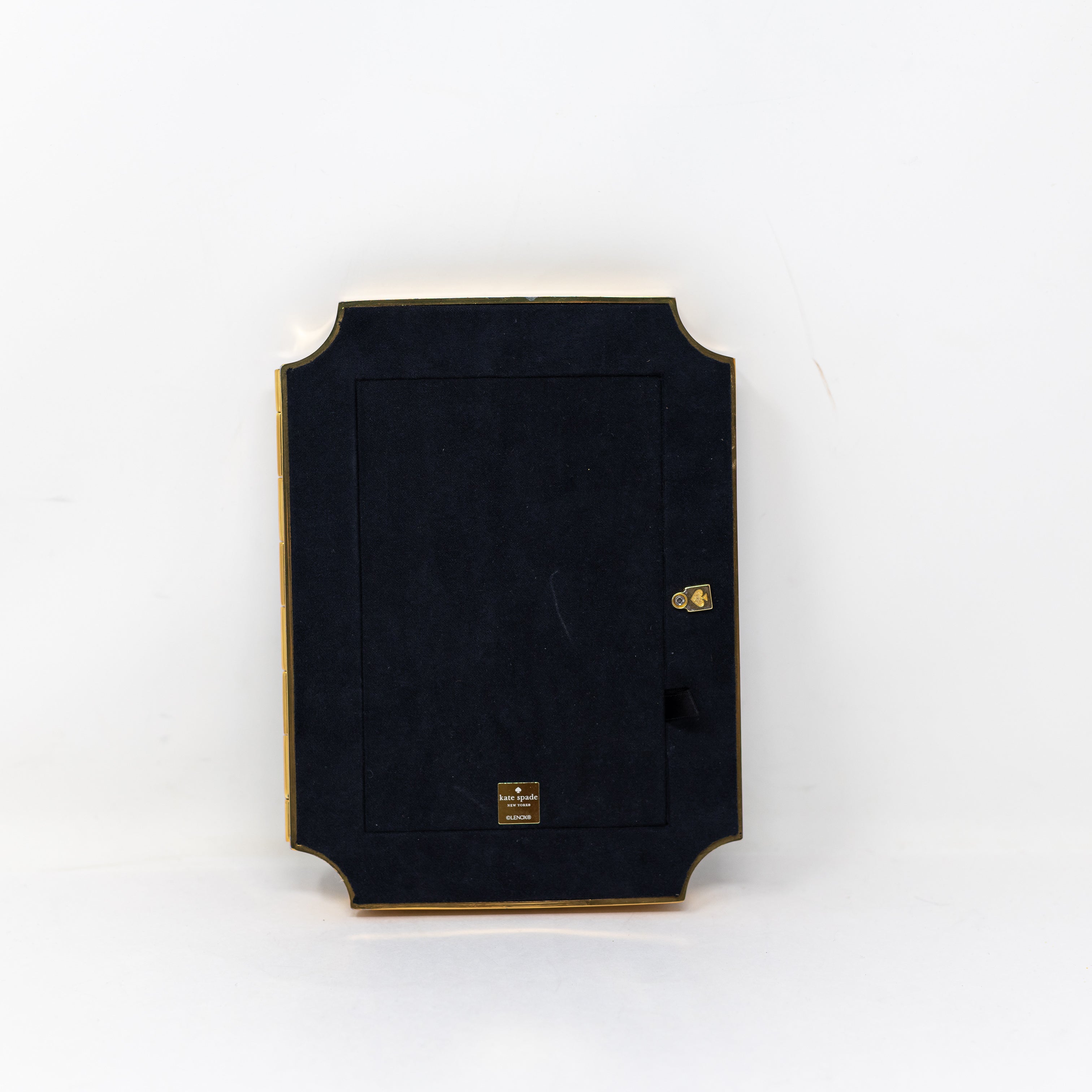 Kate Spade x Lenox Metallic Gold Double Folding Picture Frame