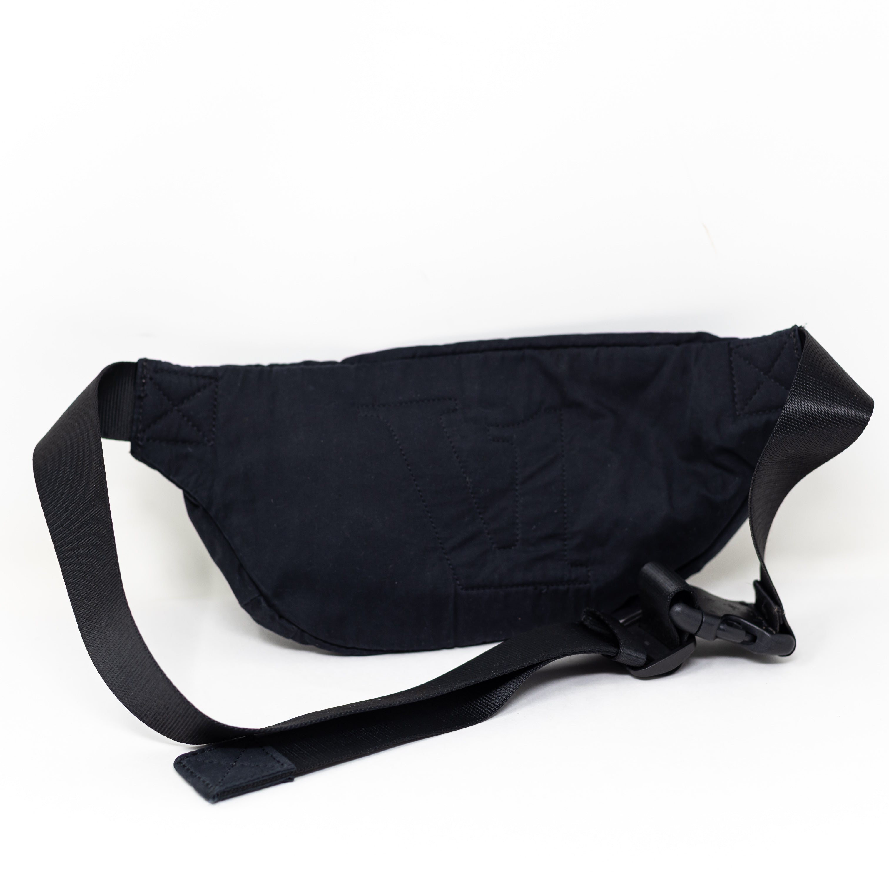 Vuori Sling Convertible Crossbody Waist Fanny Pack Slim Purse Bag Solid Black