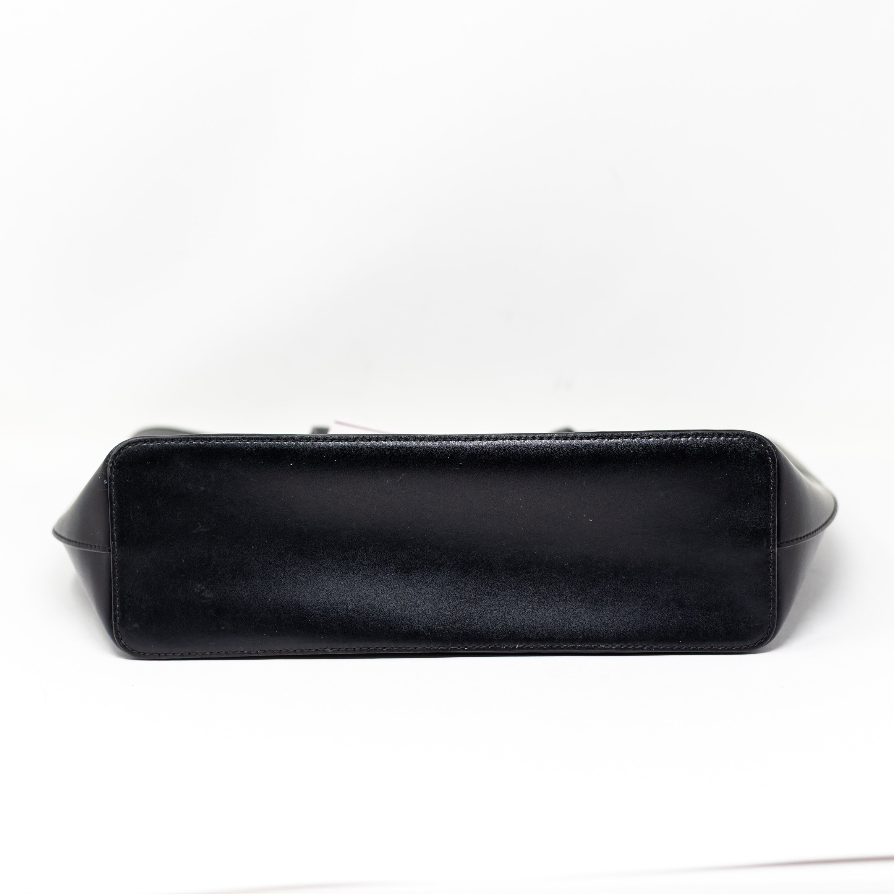 Kate Spade Seton Karla Genuine Smooth Leather Shoulder Purse Tote Bag Black