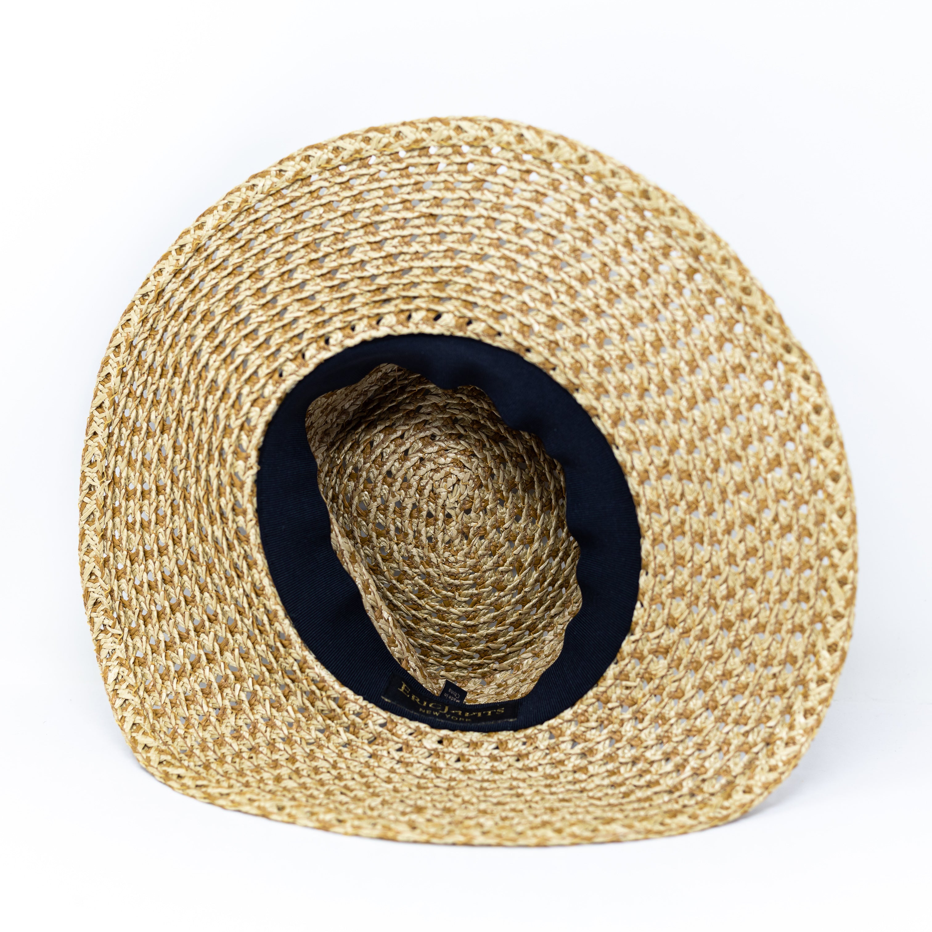 Eric Javits Multi Neutral Straw Paper Coated Water Resistant Sun Hat Accessory
