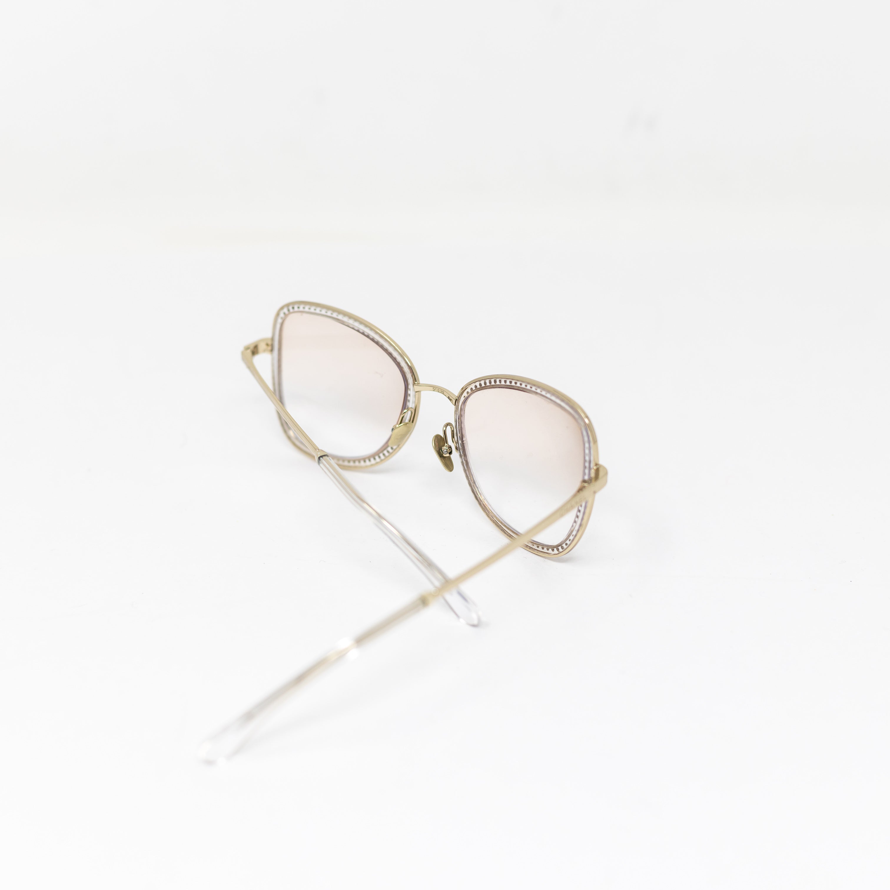 Chanel Women's 2208B Cat Eye Oversized Crystal Jewel Embellished Reading Glasses