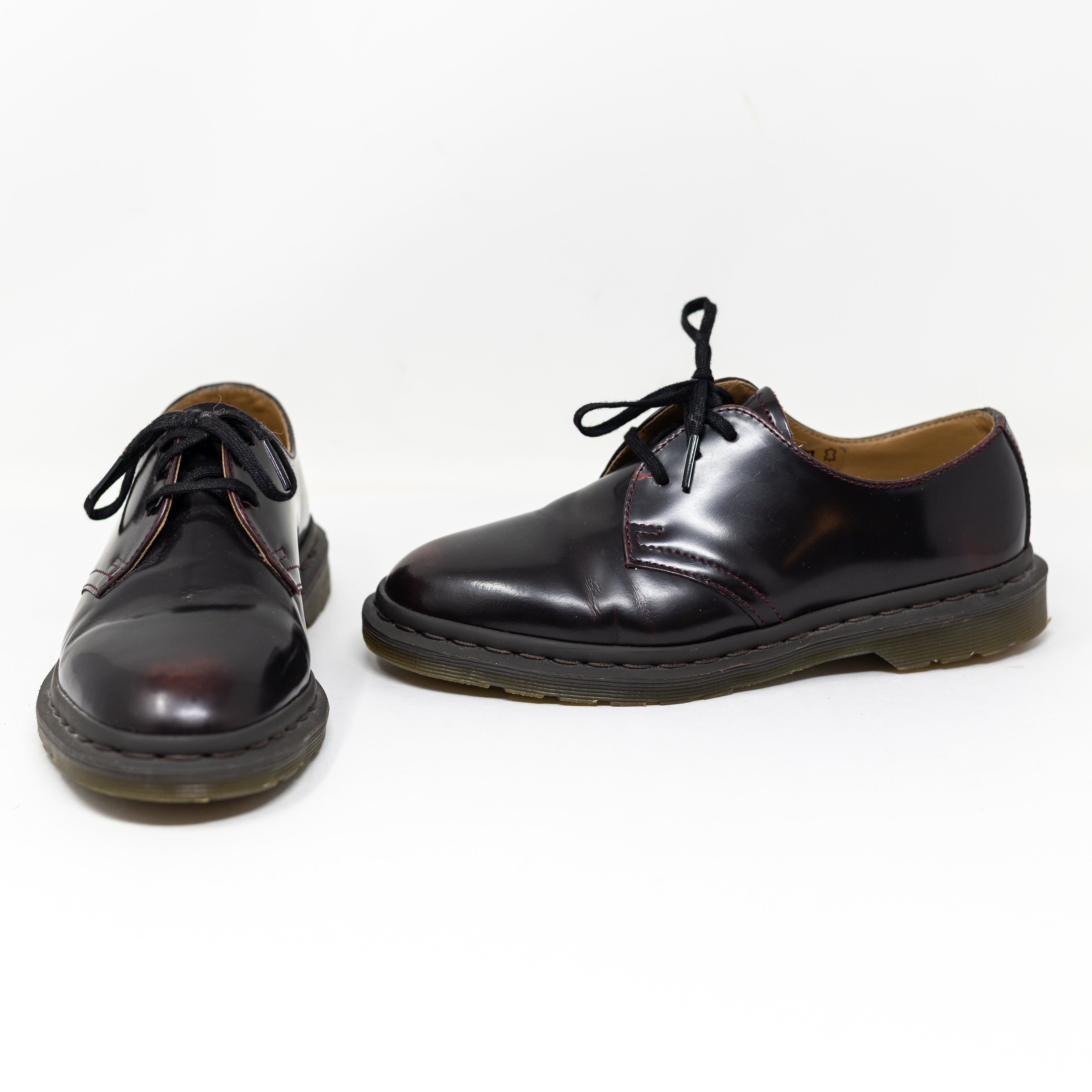 NEW Doc Dr. Martens Men's Archie Ii Arcadia Leather Lace Up Shoes Cherry Red 4