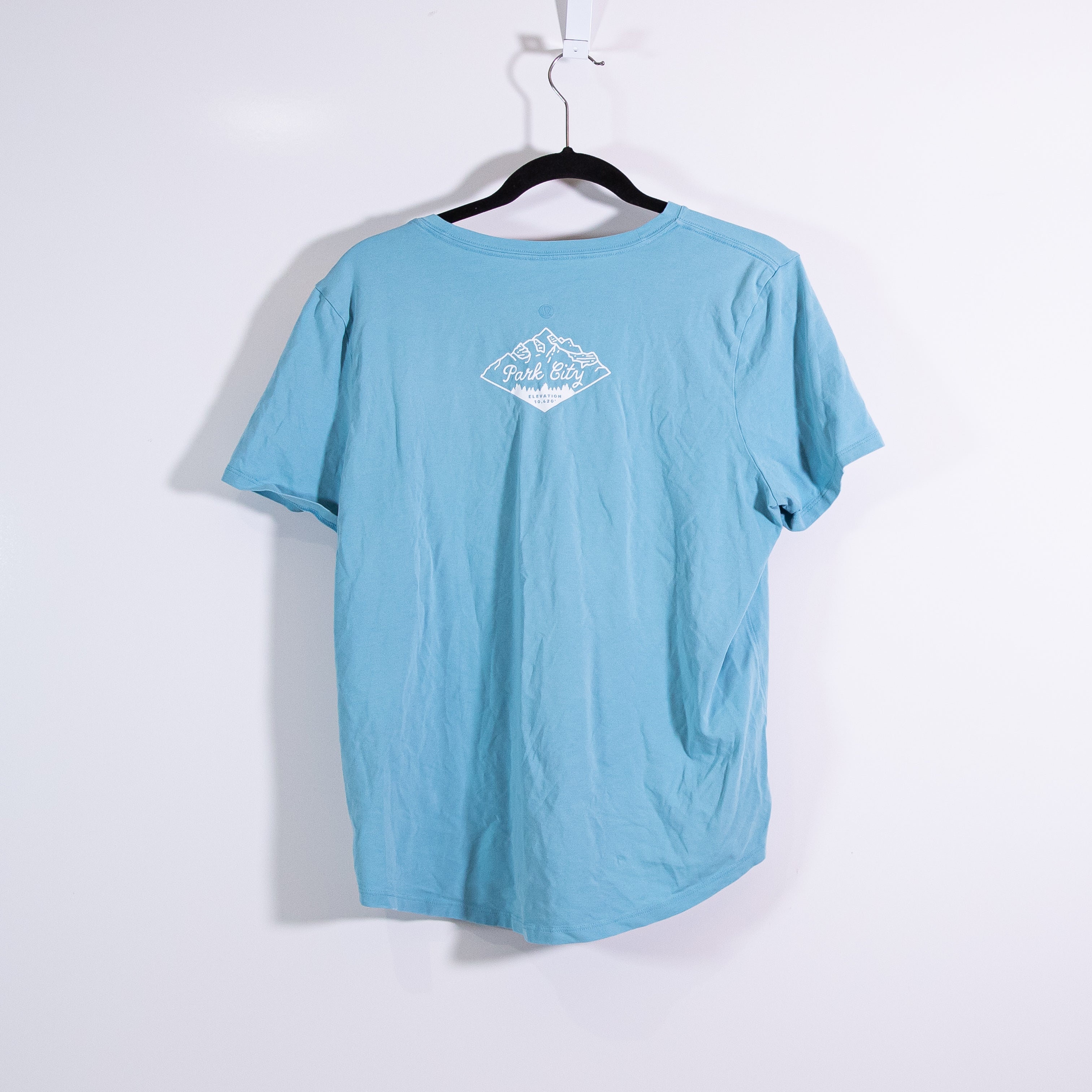 Lululemon Love Crew Neck Curved Hem Short Sleeve Tee Shirt Park City Graphic 10