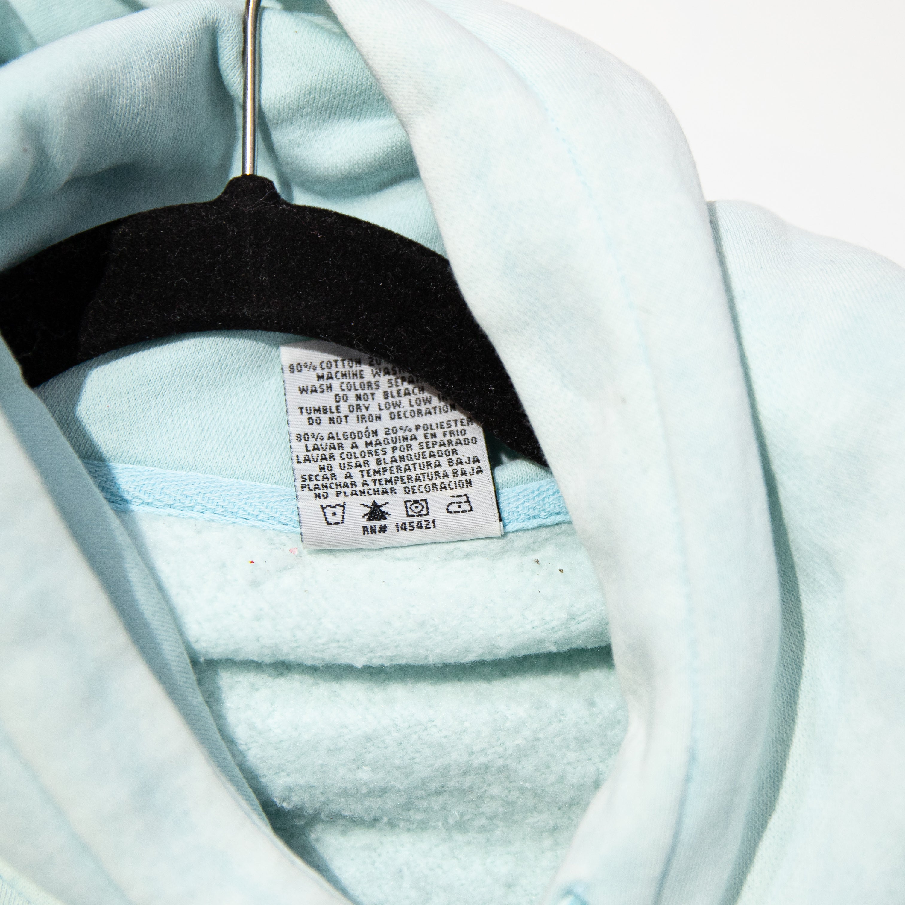 Cross Colours Women's Cotton Fleece Lined Graphic Pullover Hoodie Sweater Blue M