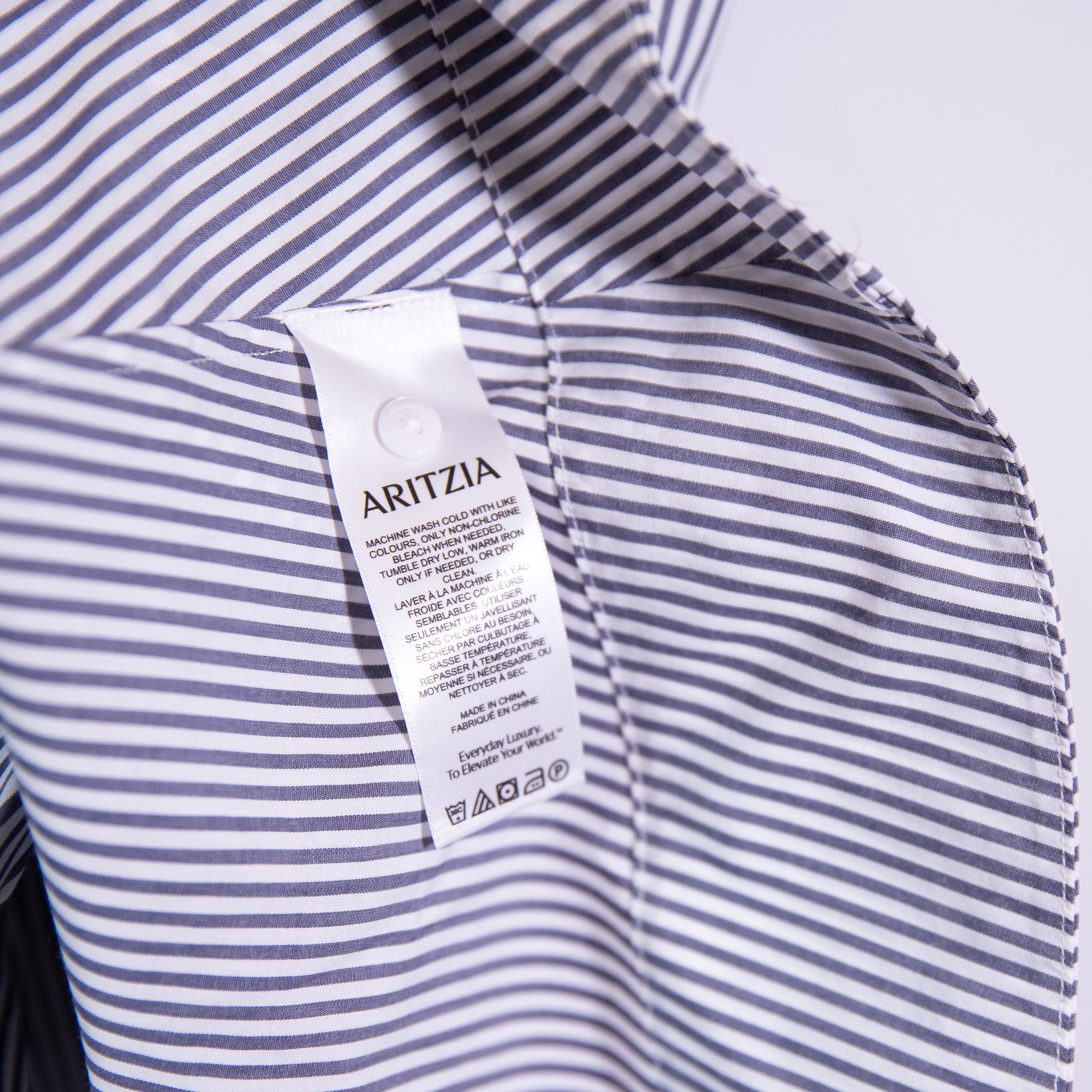 NEW Babaton Aritzia Resolute Lightweight Softly Structured Polo Mini Dress Navy