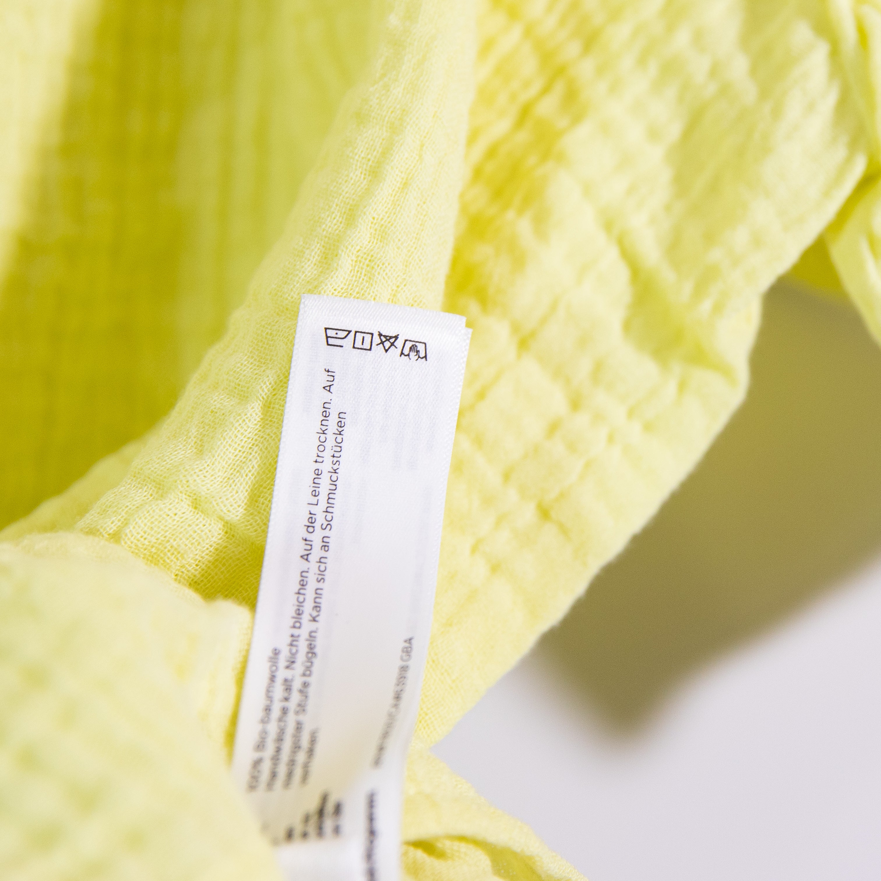 NEW Eileen Fisher Organic Cotton Gauze Classic Collar Shirt Citrus Yellow Large