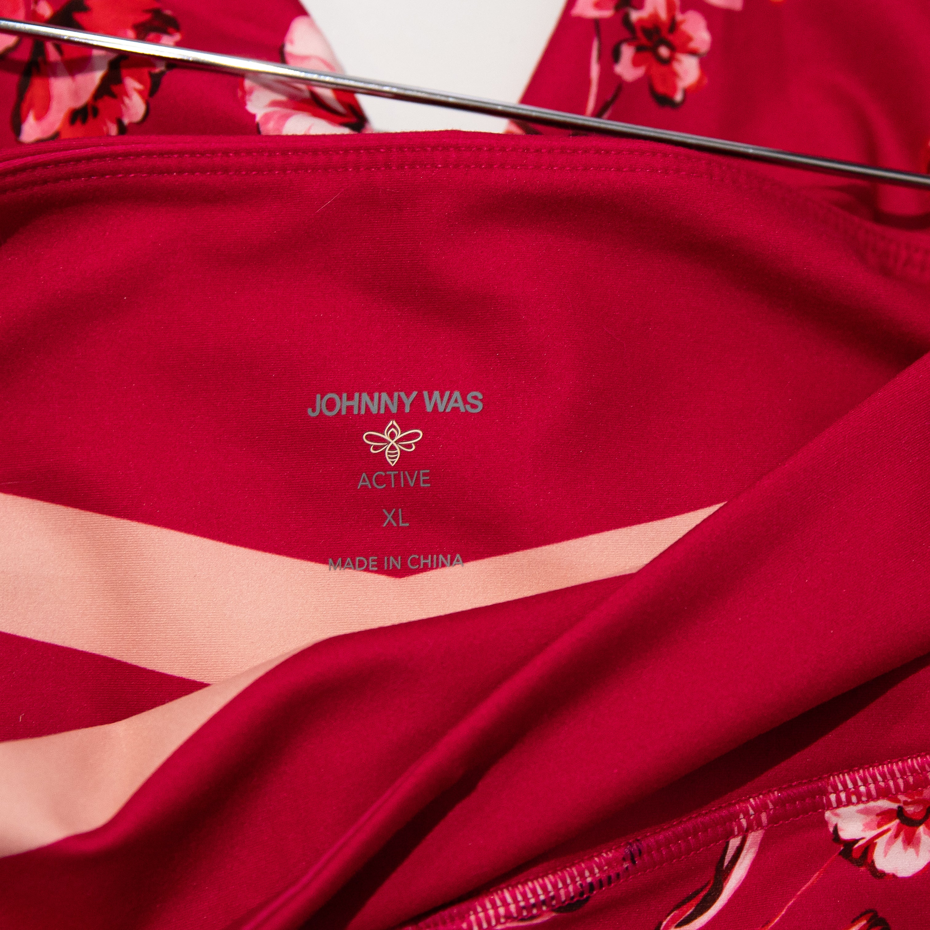 NEW Johnny Was Active Misty Fall Bee Active V Yoke Athletic Work Out Leggings XL