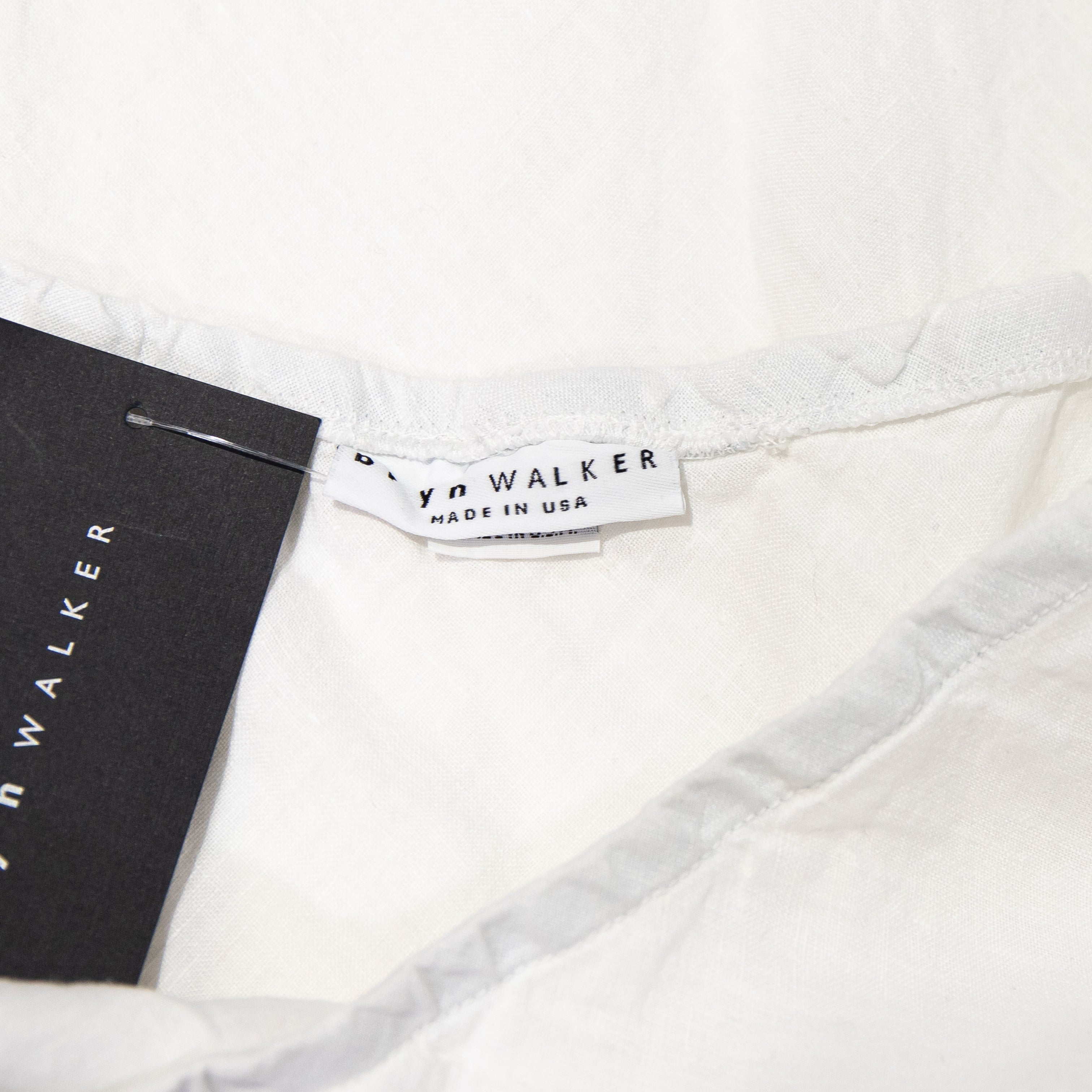 NEW Bryn Walker Linen Woven Lightweight Long Bias Pull On Midi Skirt White Large