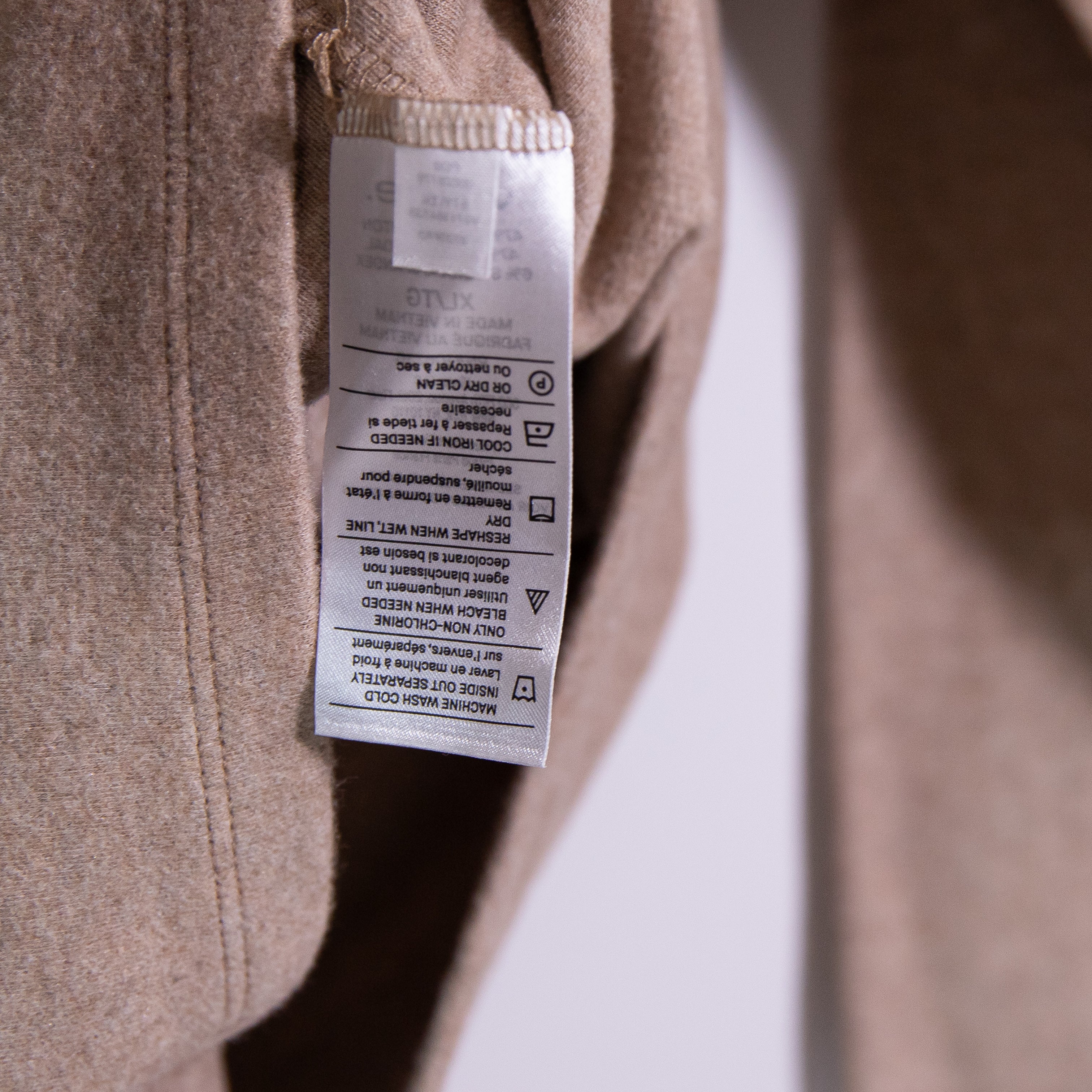 NEW Vince Women's Cozy Scoop Neck Brushed Fuzzy Cotton Modal Stretch Sweater XL