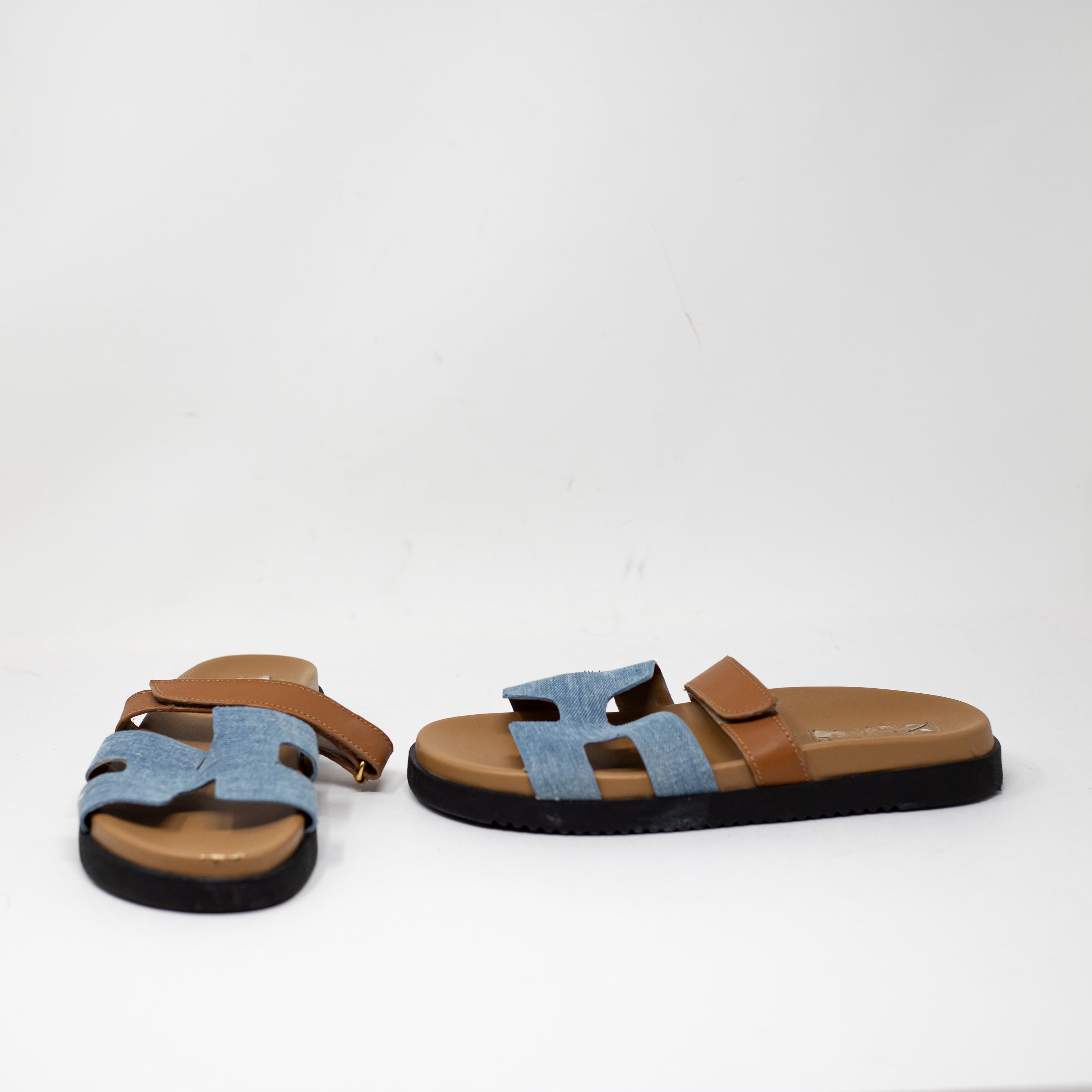 NEW Steve Madden Mayven Leather Slip On Flats Open Toe Sandals Shoes 8.5
