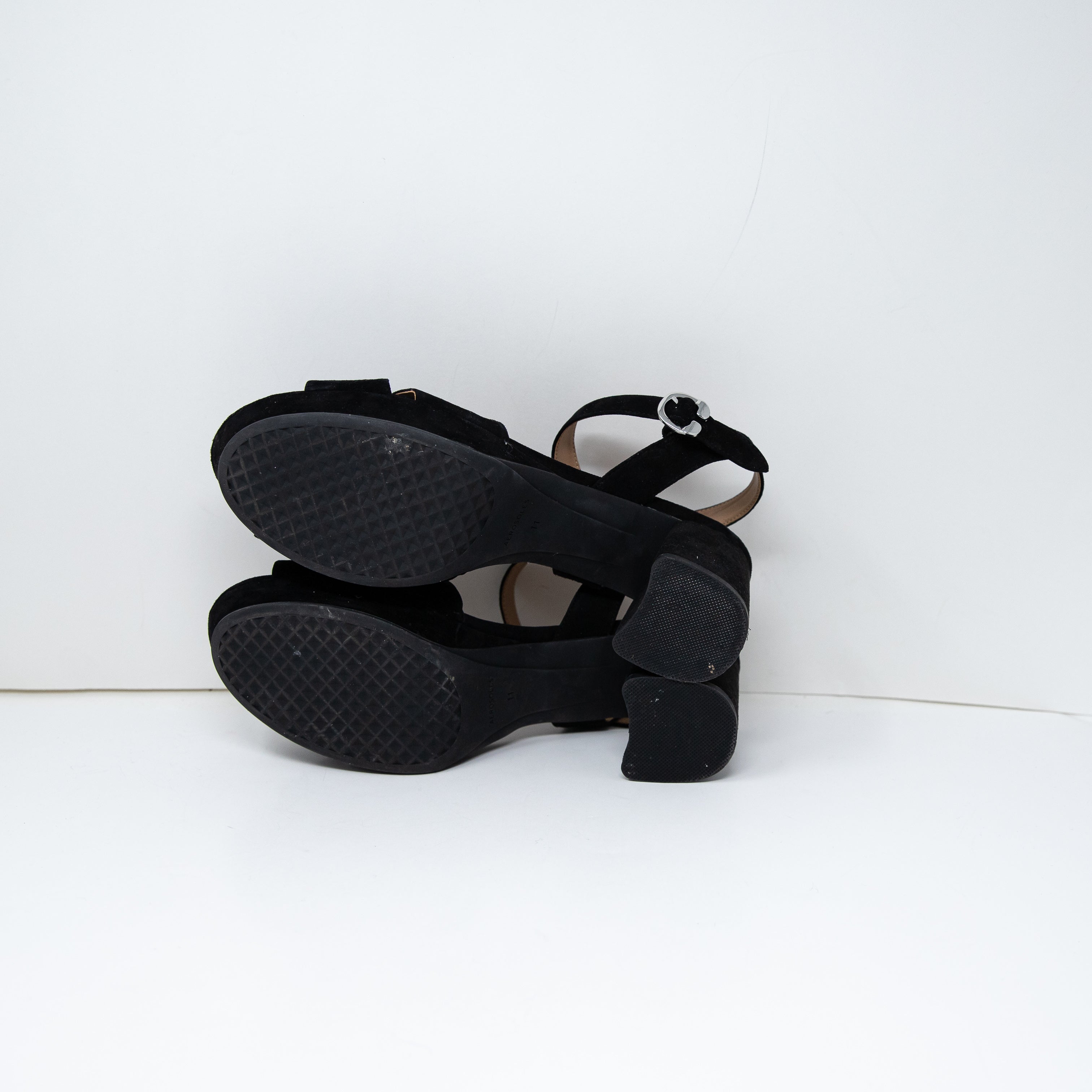 Aerosoles Women's Cosmos Comfortable Women's Crisscross Platform Sandal Black 11