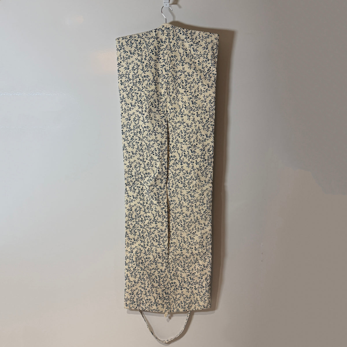 Agua by Agua Bendita Cotton Travel Storage Dress Garment Bag Blue Floral Print