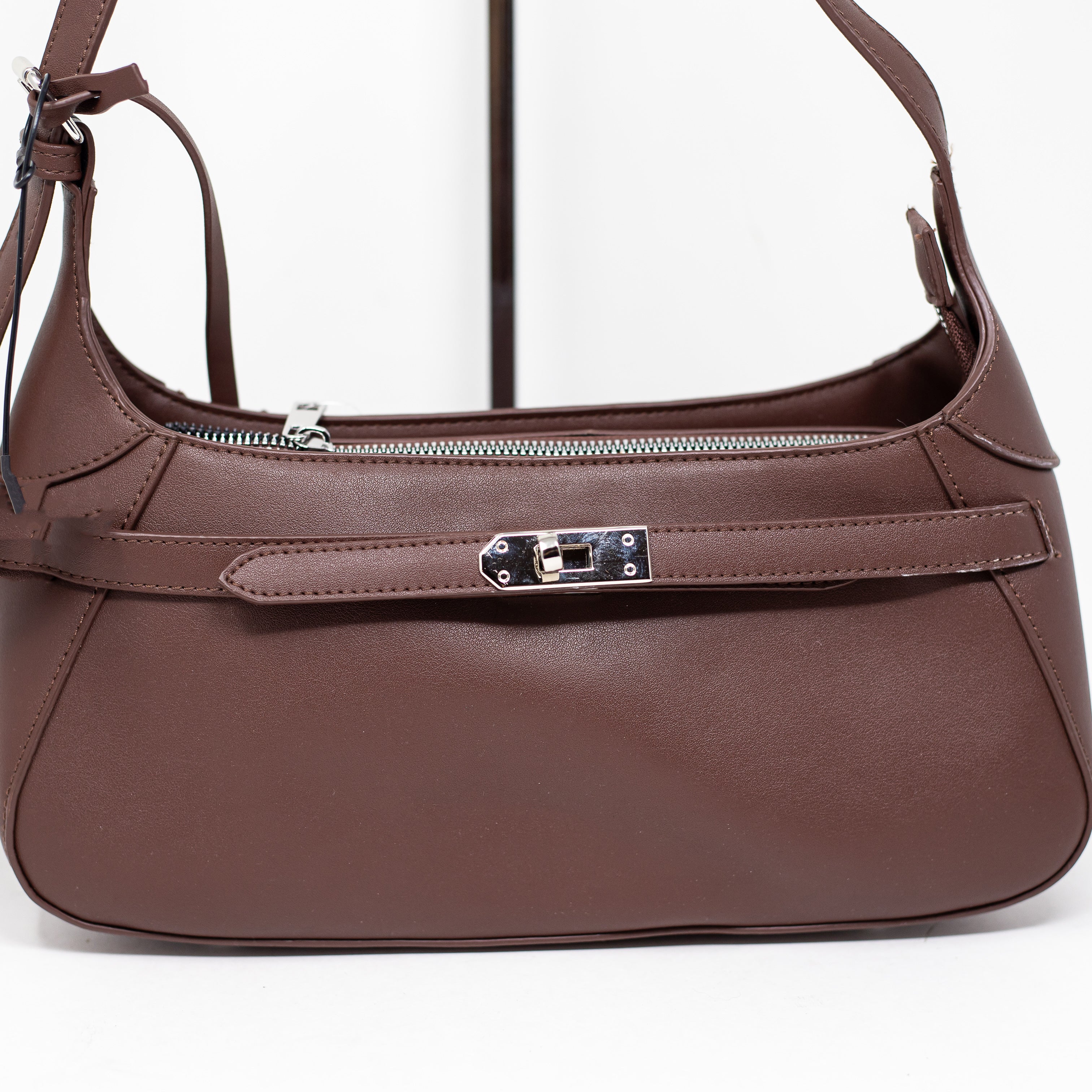 Azalea Wang Faux Vegan Leather Convertible Crossbody Shoulder Purse Bag