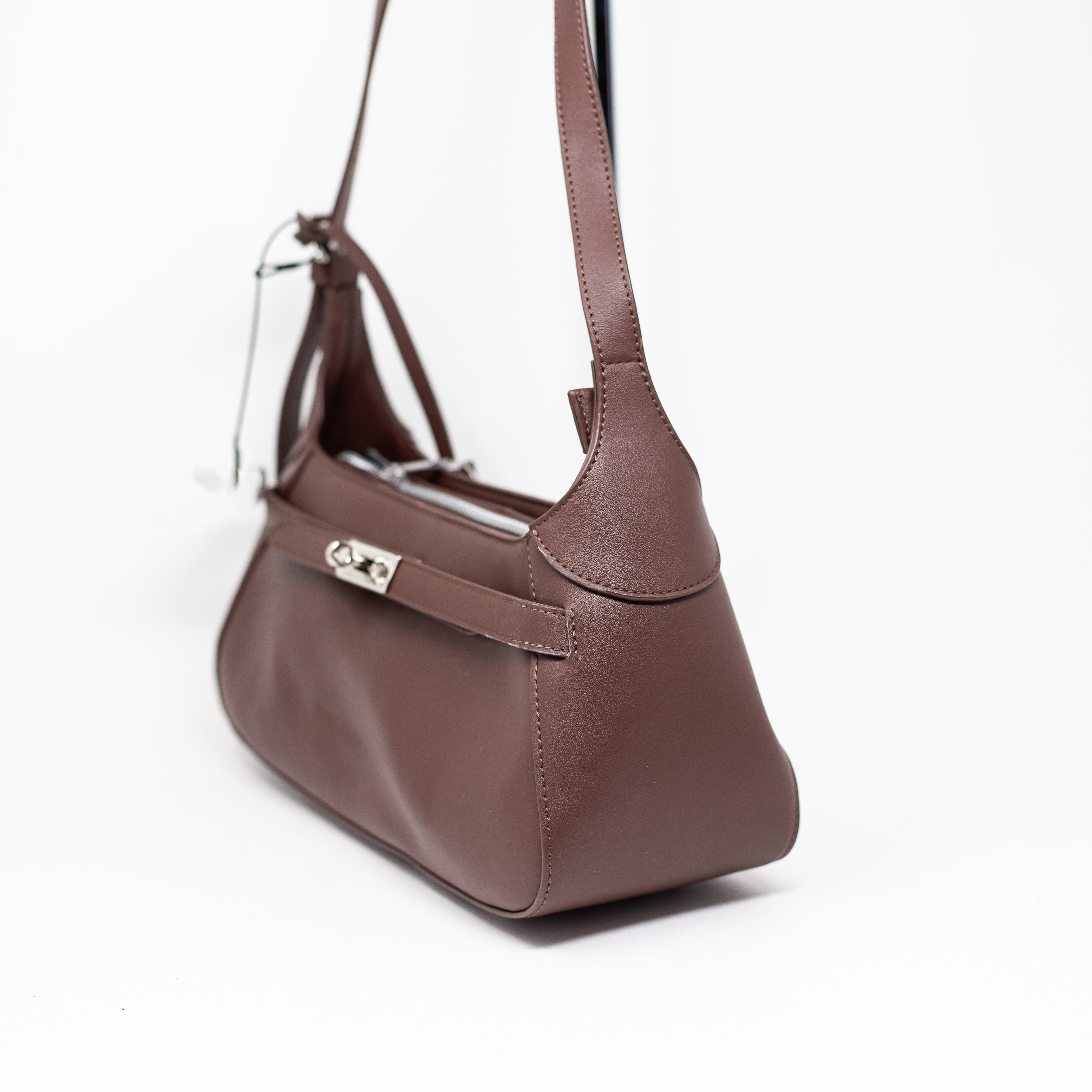 Azalea Wang Faux Vegan Leather Convertible Crossbody Shoulder Purse Bag