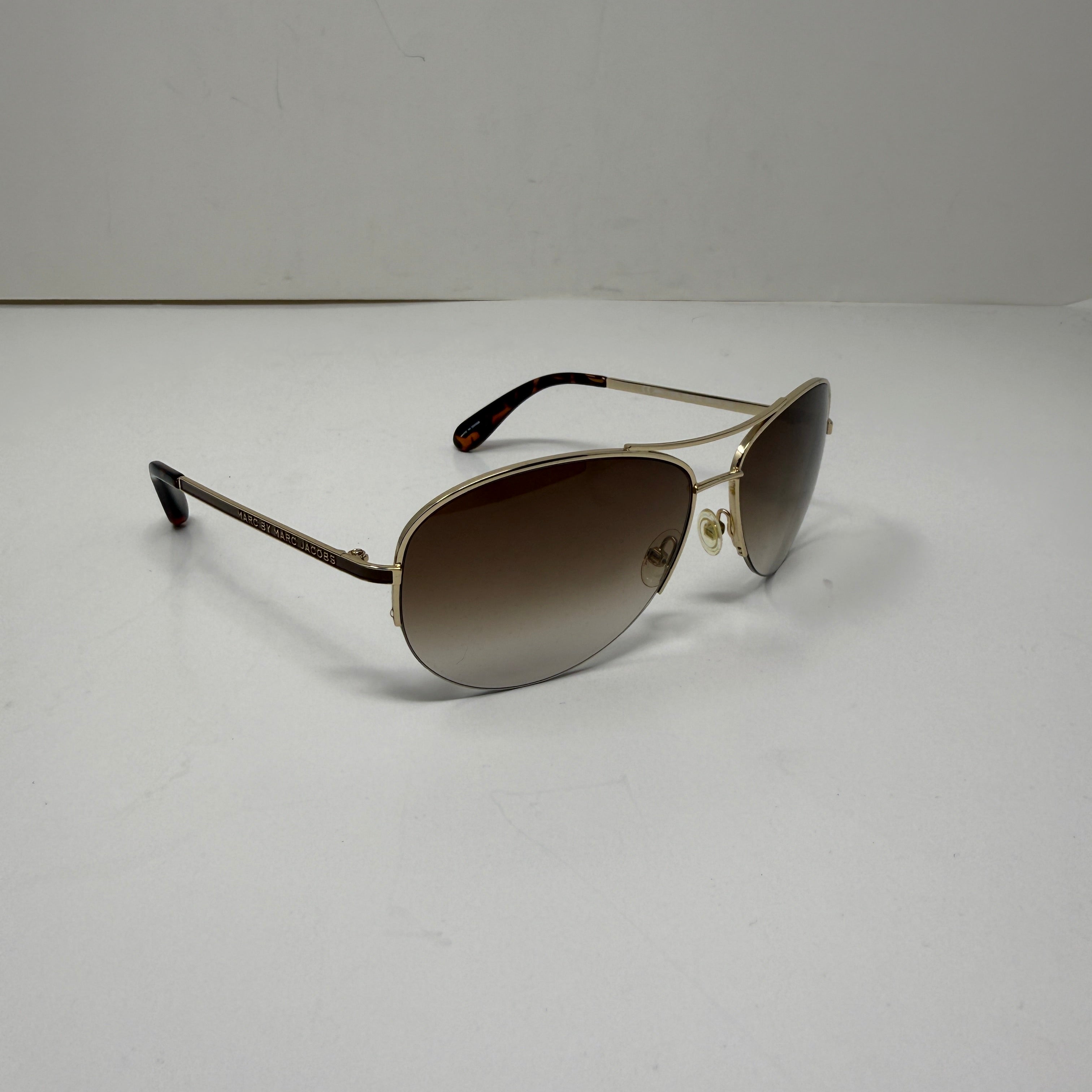 Marc Jacobs MMJ004/S 0Q4G 02 Aviator Gold Frames Brown Lenses Sunglasses