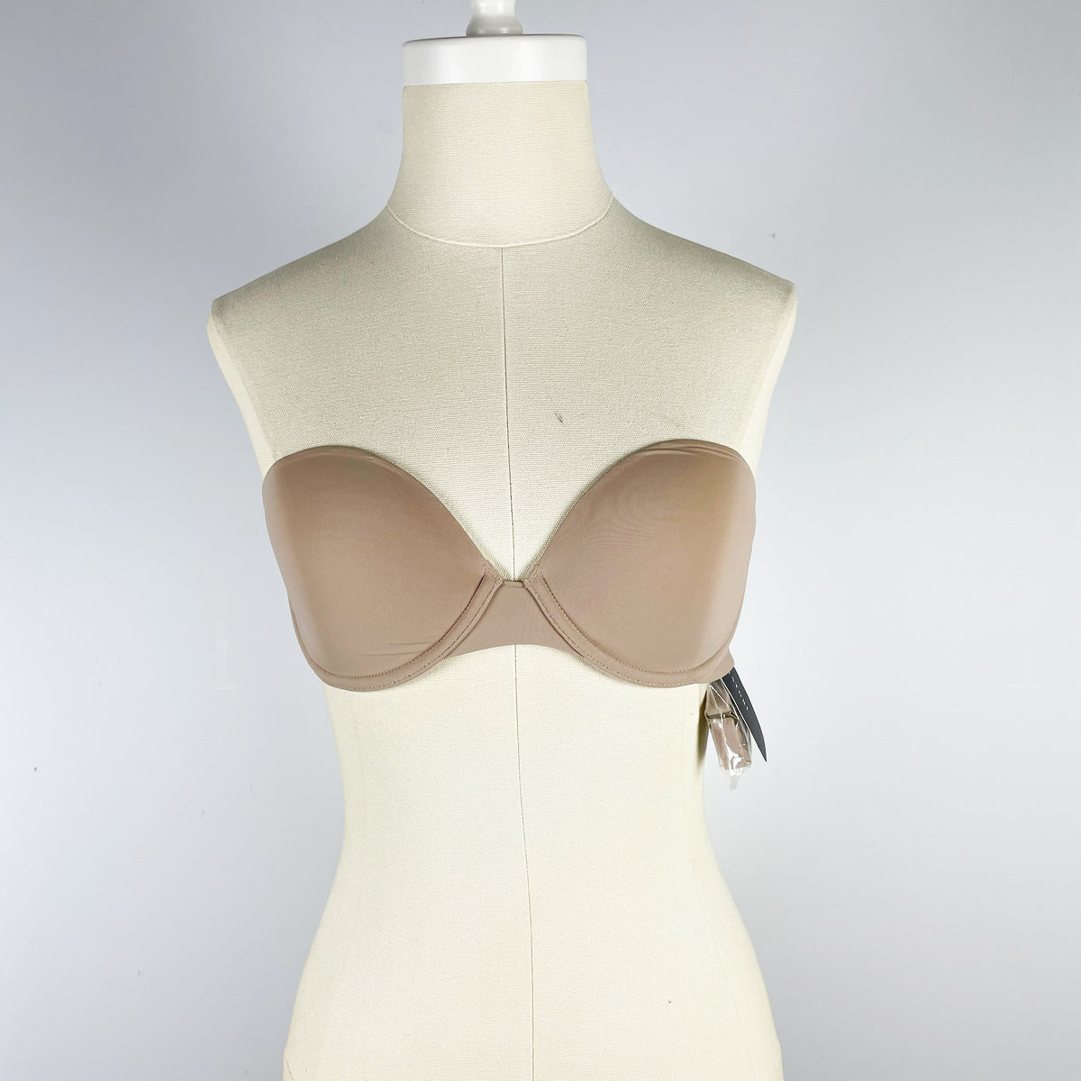 NEW Natori Minimal Contour Underwire Strapless Convertible Bra Cafe 30C