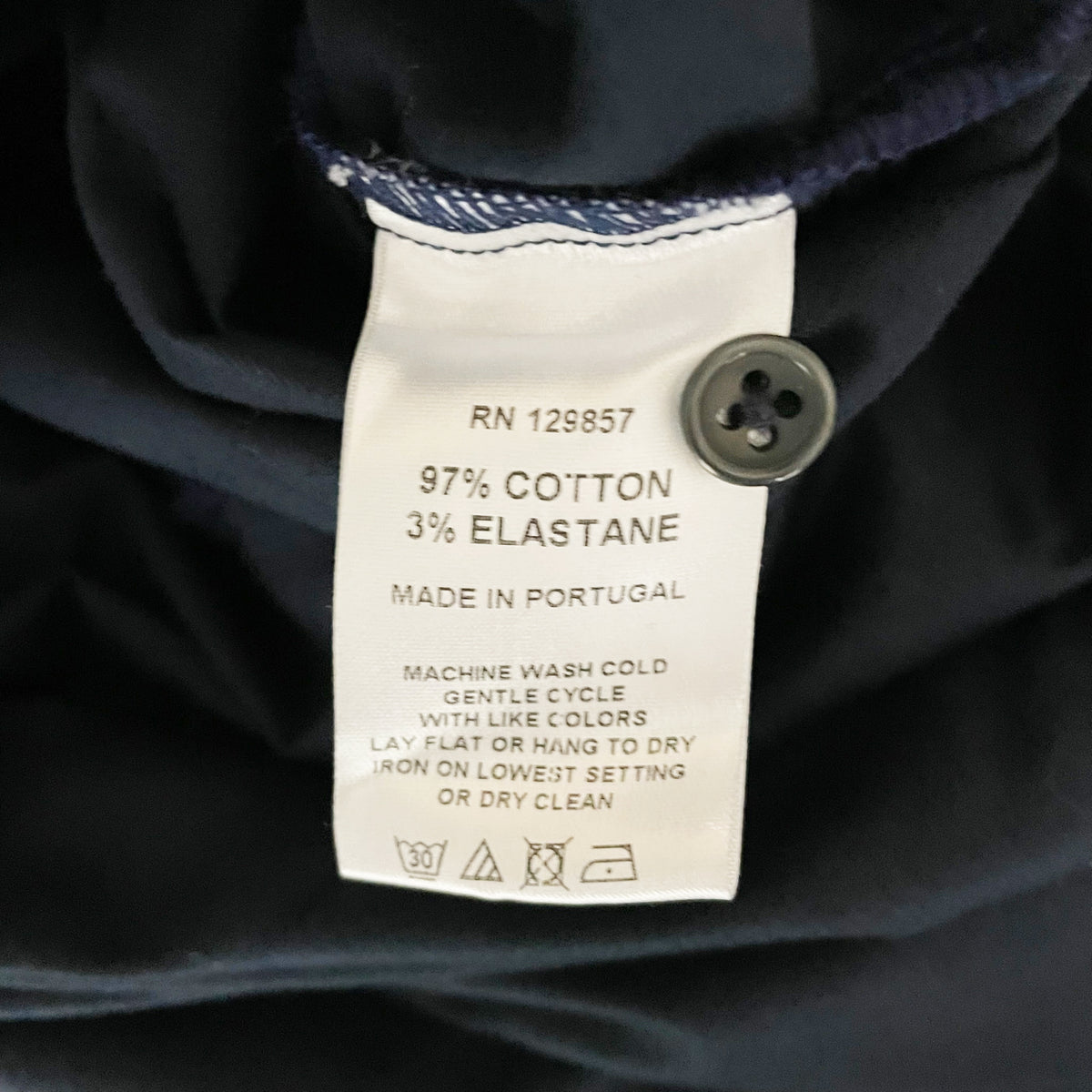The Shirt Rochelle Behrens The Sleeveless Wrap Front Cotton Poplin Dress Blue XS