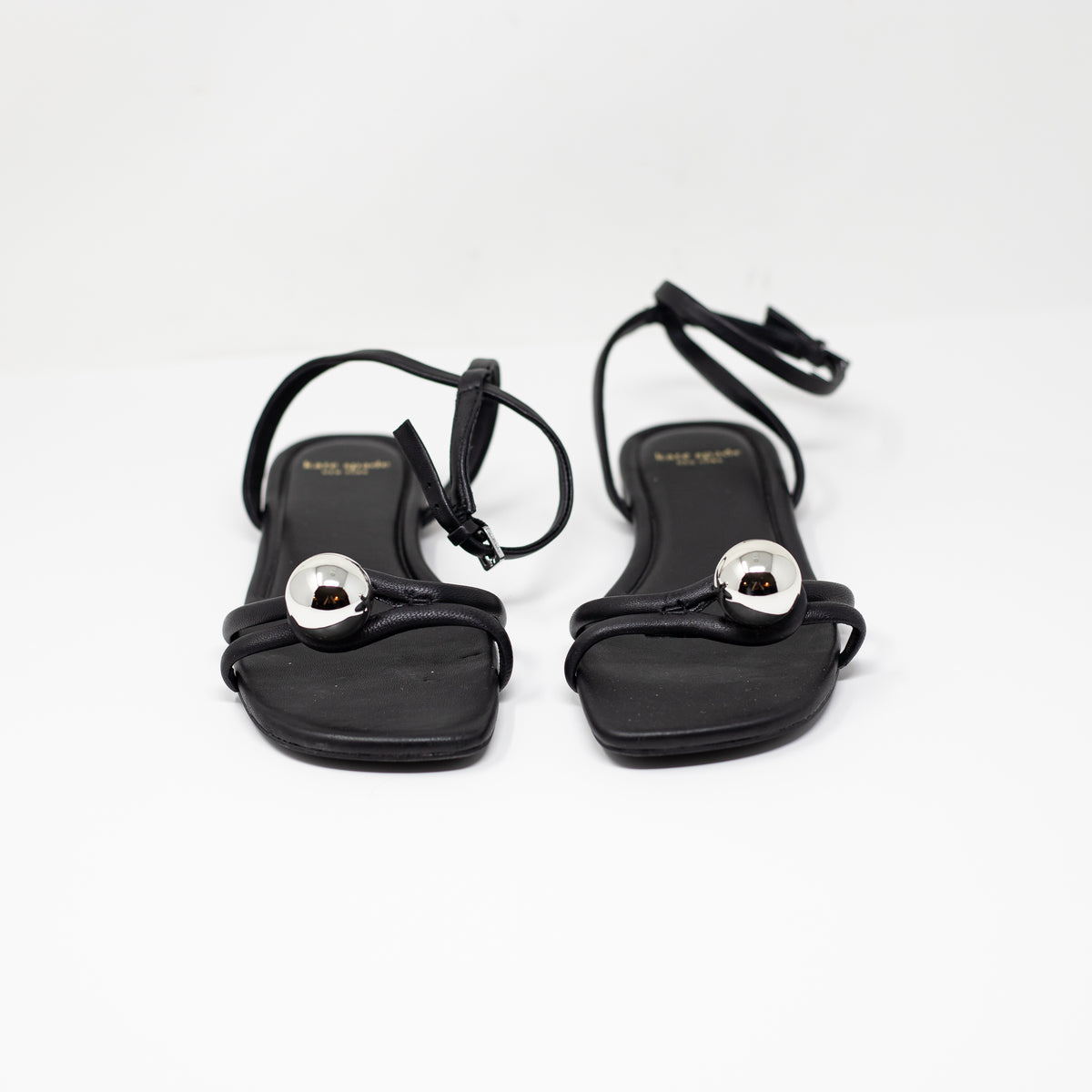 NEW Kate Spade Women's Harmony Genuine Leather Strappy Geometric Sandals Shoes