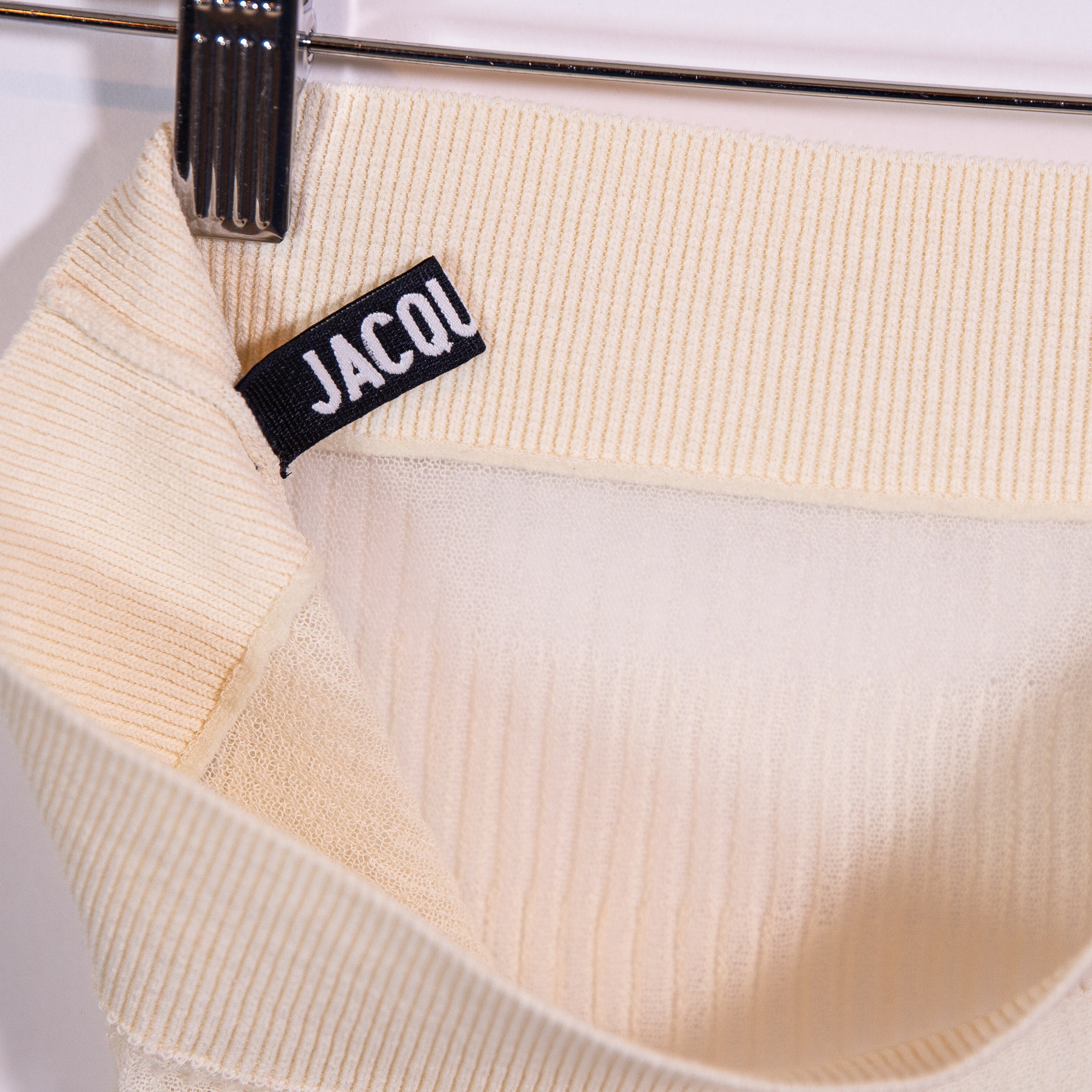 Jacquemus La Jupe Helado Ombré Knitted Lightweight Pleated Skirt In Pink XS