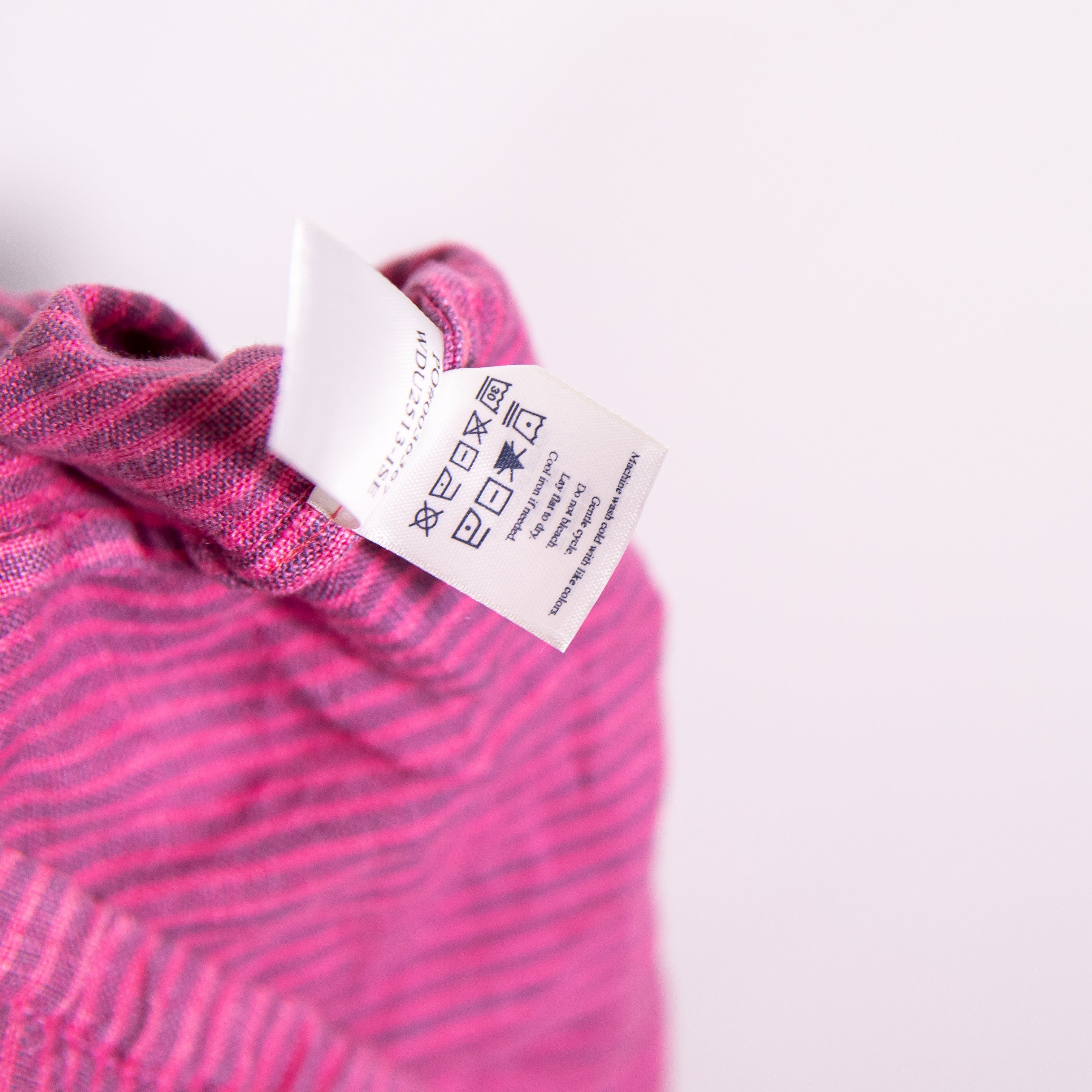 NEW Faherty Byron Bay Linen Square Neck Tank Mini Dress Ibis Rose Stripe Pink S