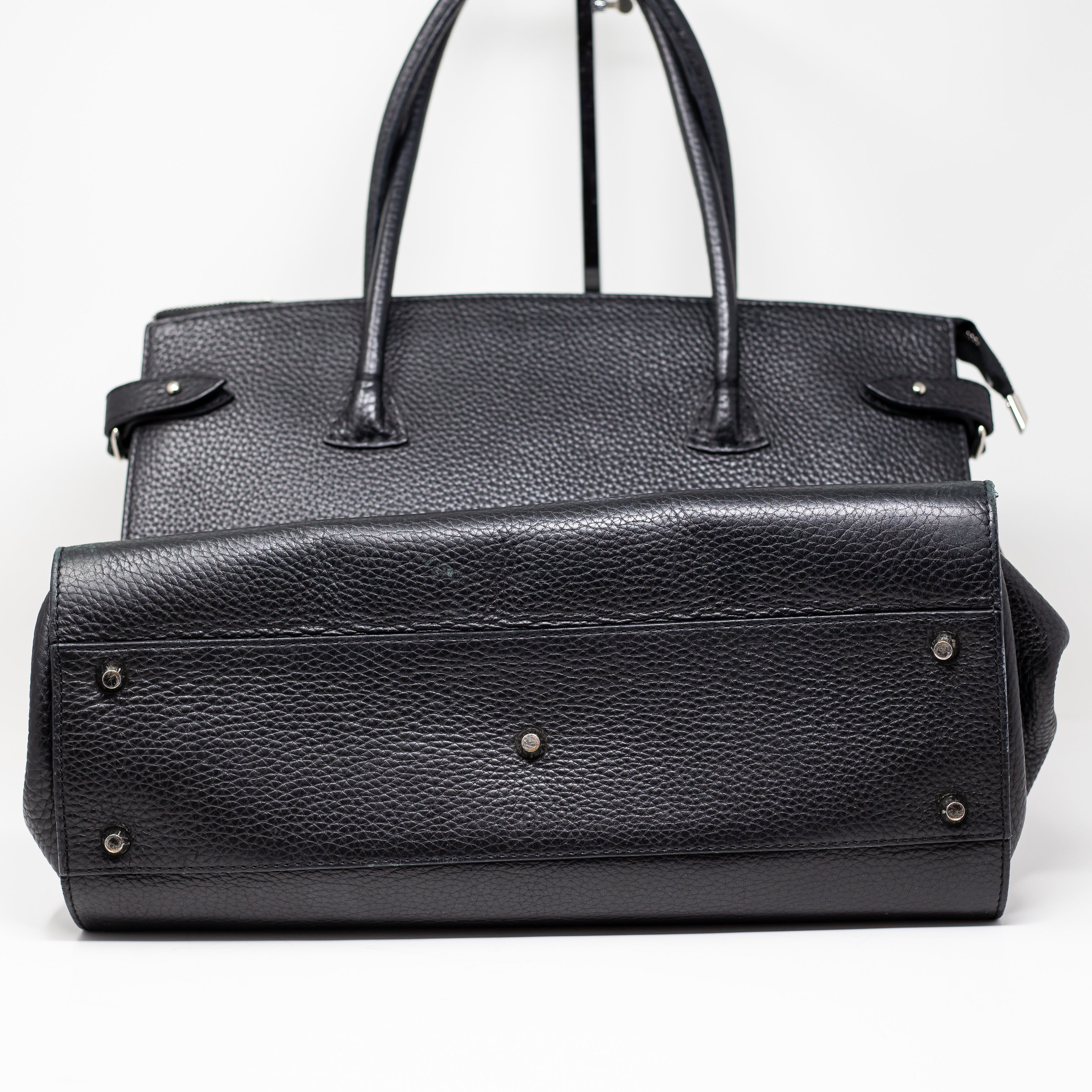 Decadent Copenhagen Meryl Big Shopper Genuine Textured Leather Tote Bag Purse