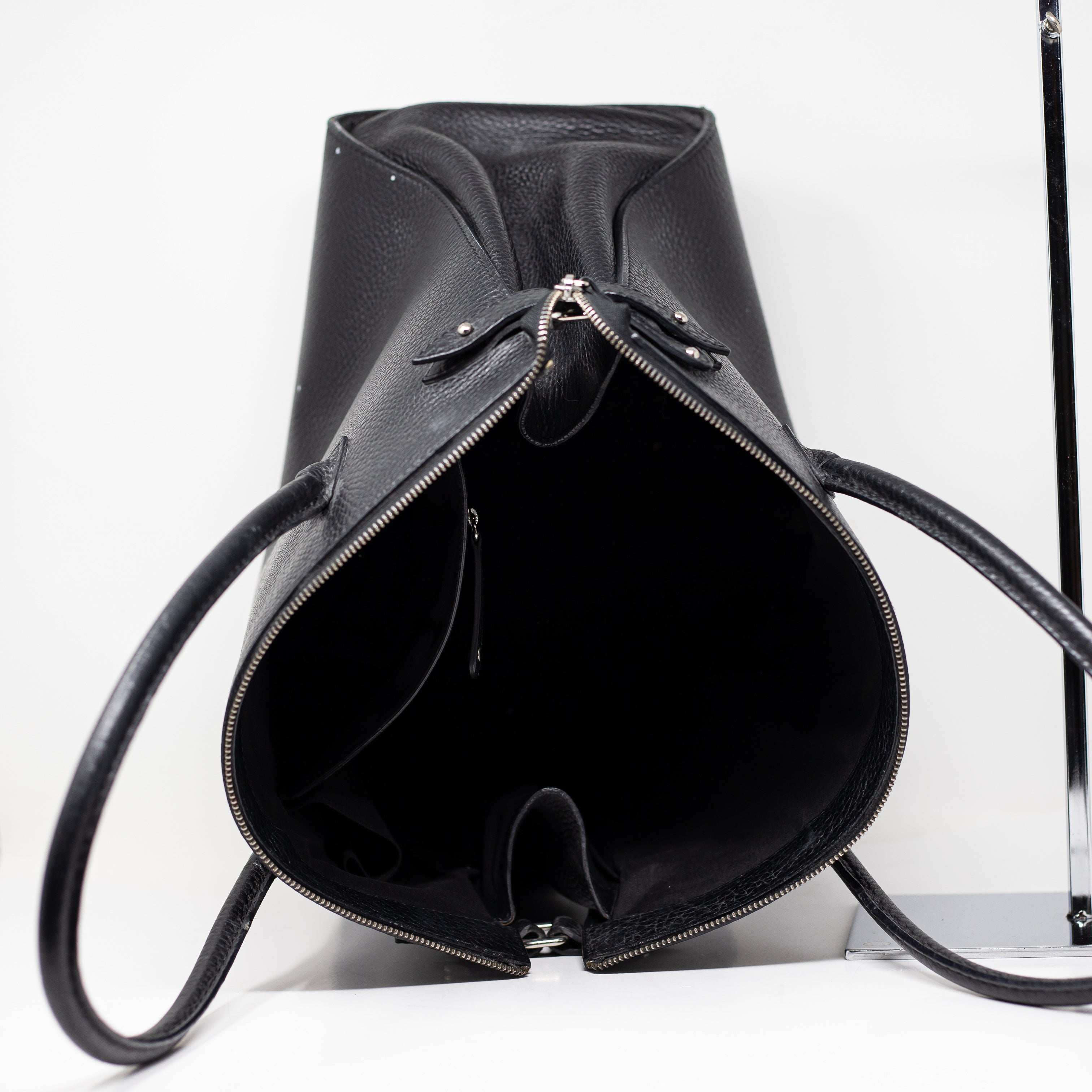 Decadent Copenhagen Meryl Big Shopper Genuine Textured Leather Tote Bag Purse